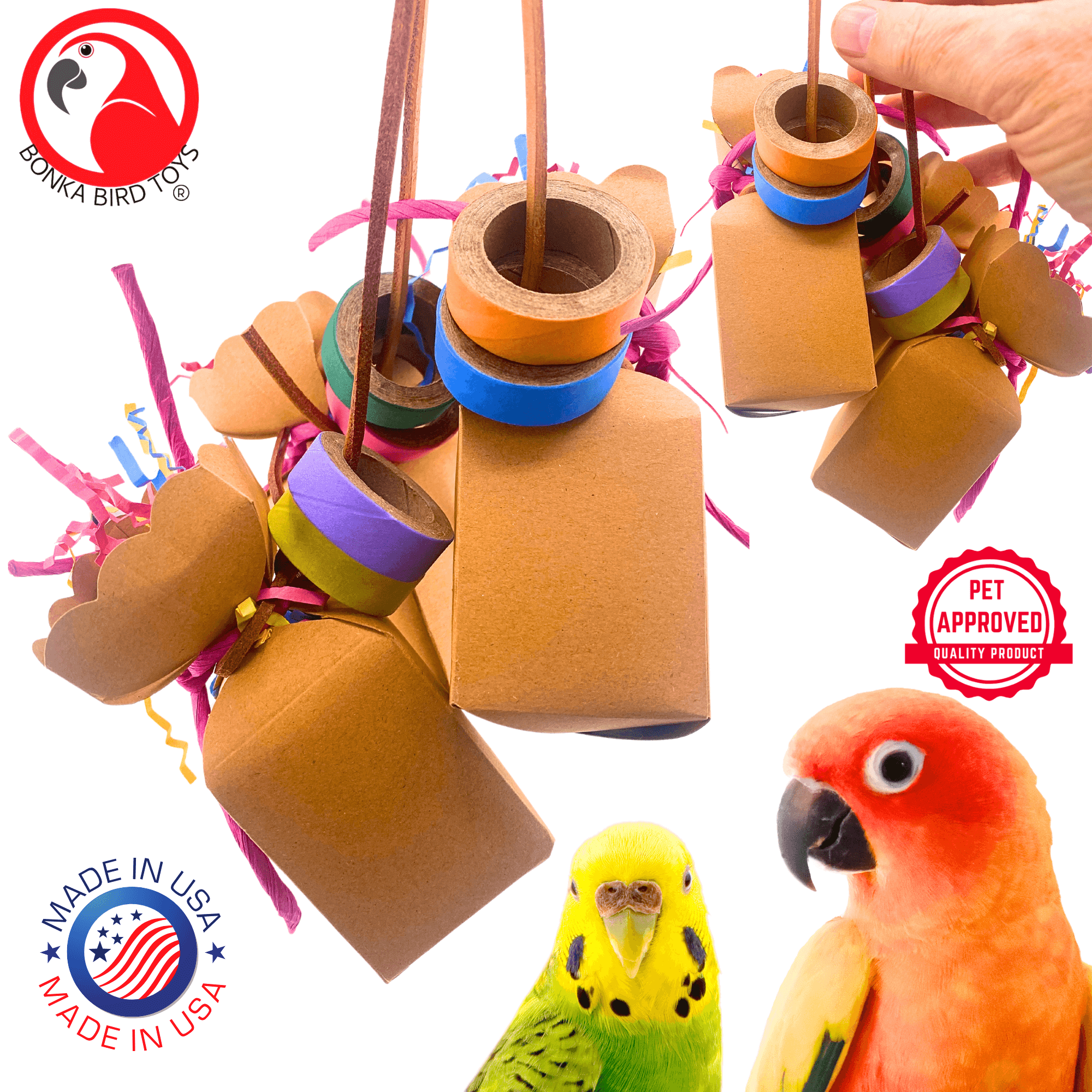 2701 Leather Surprise - Bonka Bird Toys