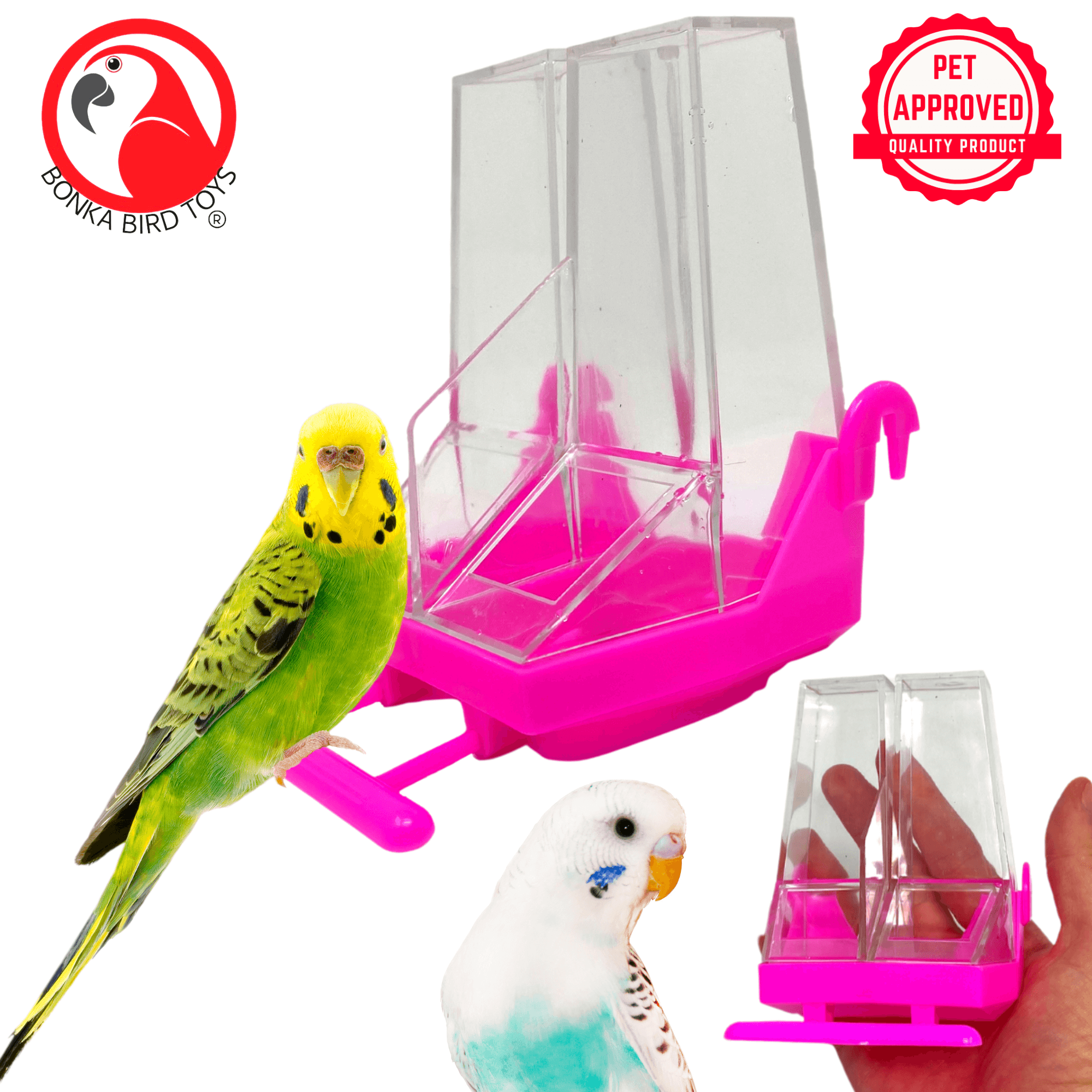 6019 Double Feeder - Bonka Bird Toys