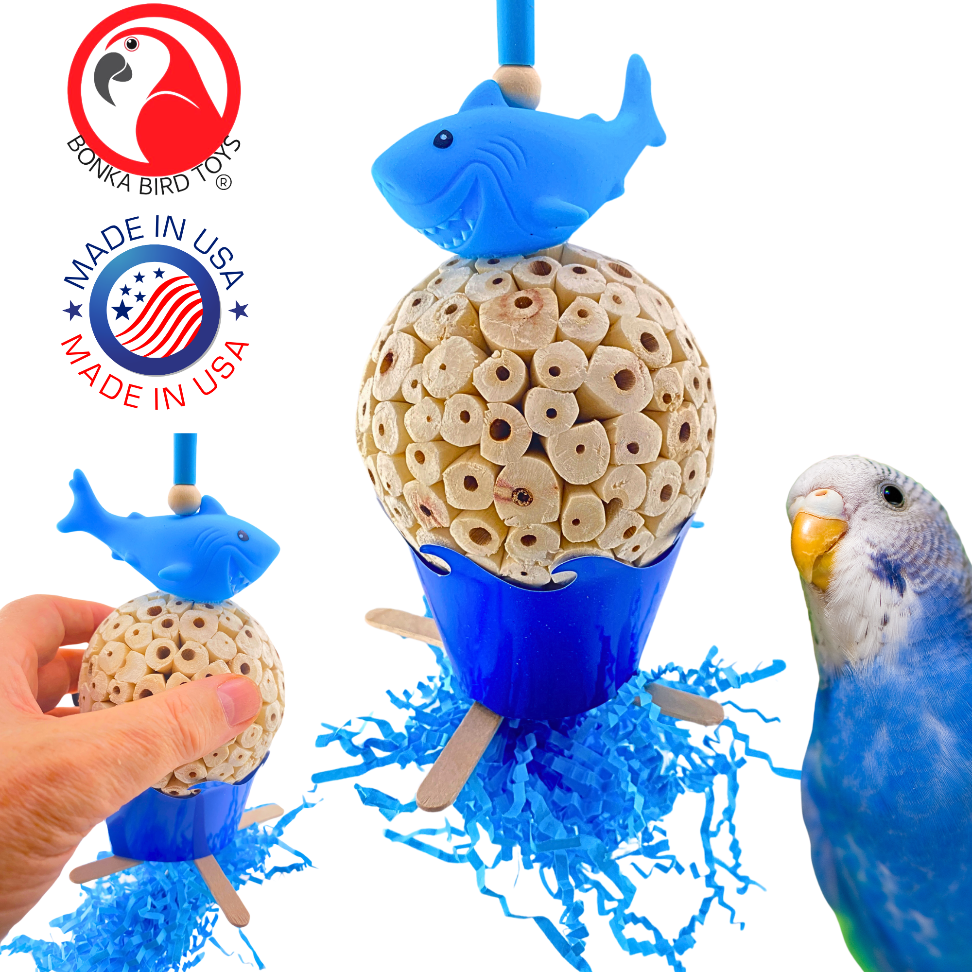 2605 Sola Shark - Bonka Bird Toys