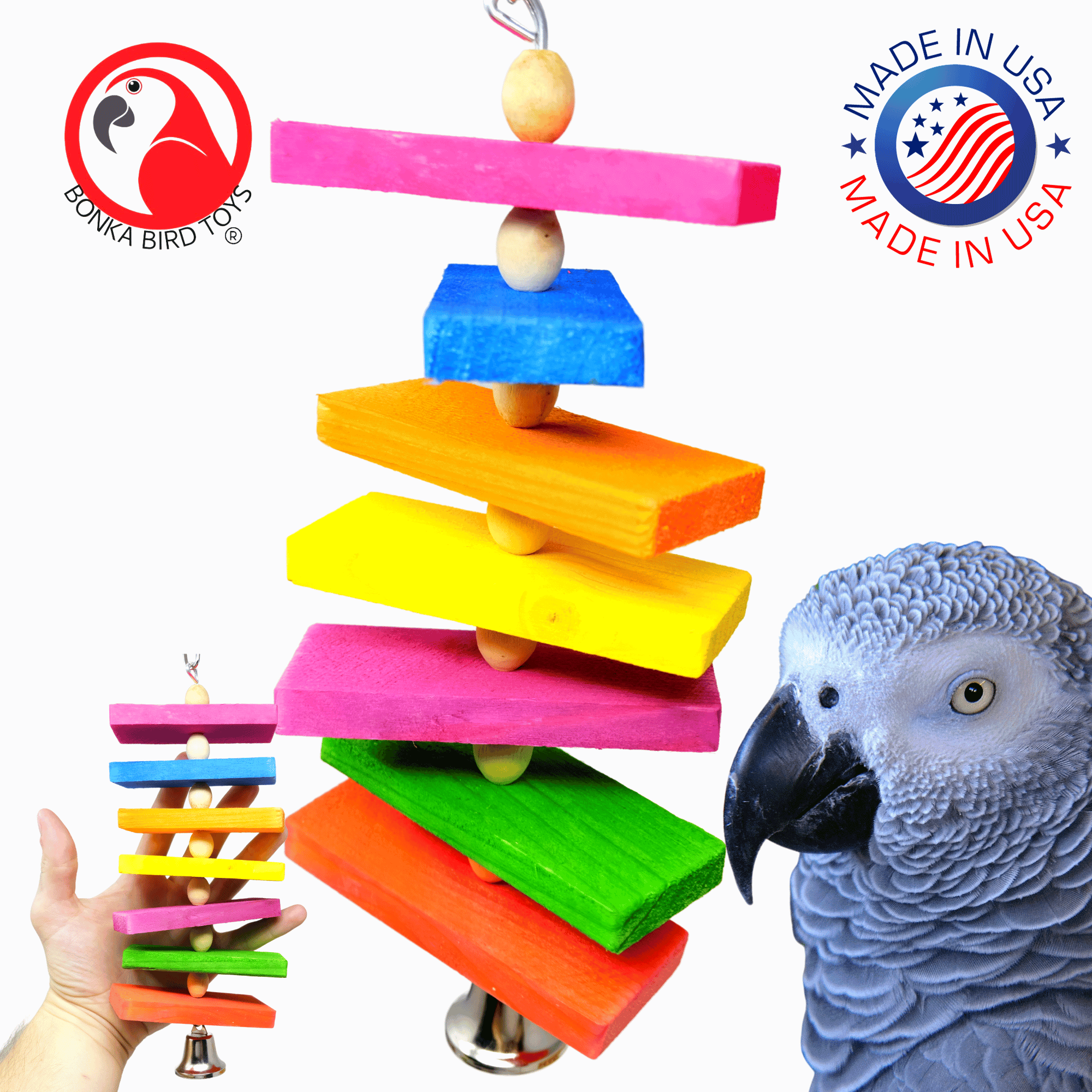 1617 Slat Chewer - Bonka Bird Toys