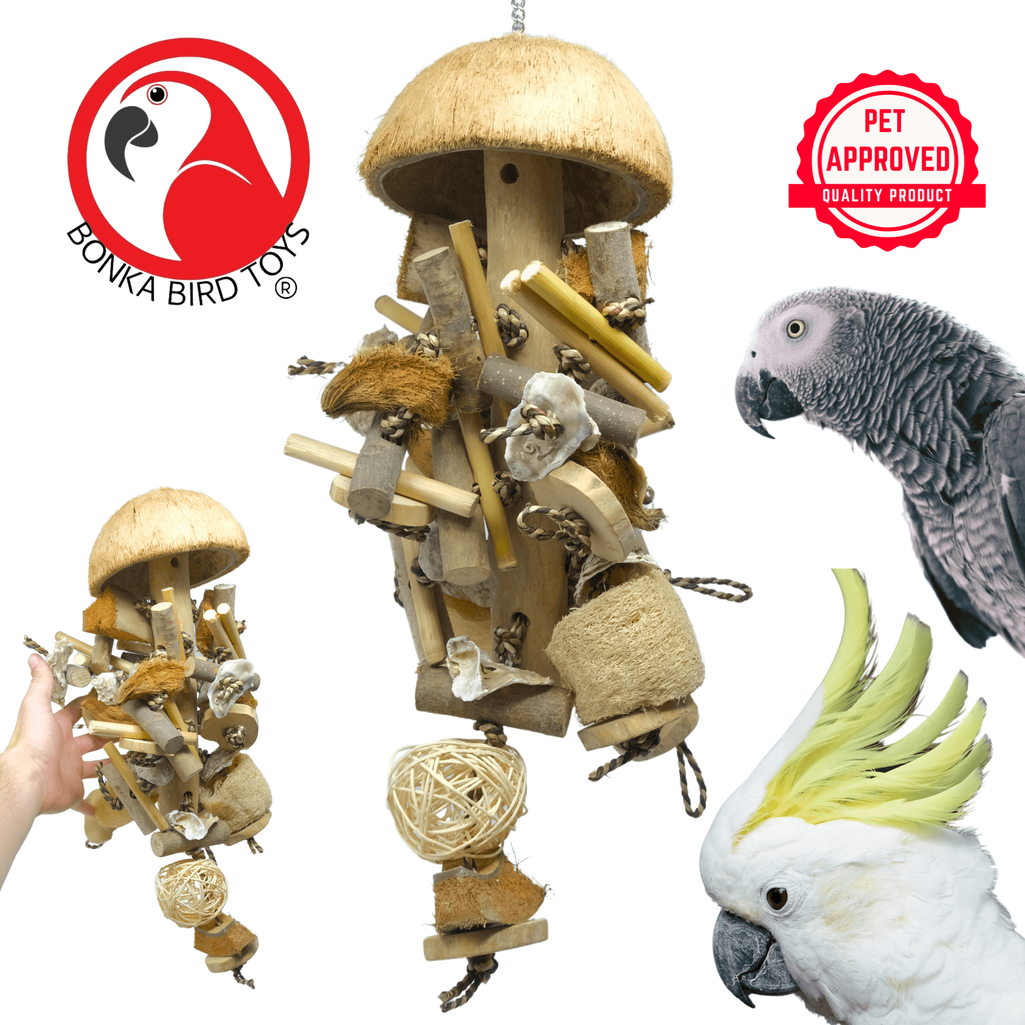2669 Large Coco Loco - Bonka Bird Toys