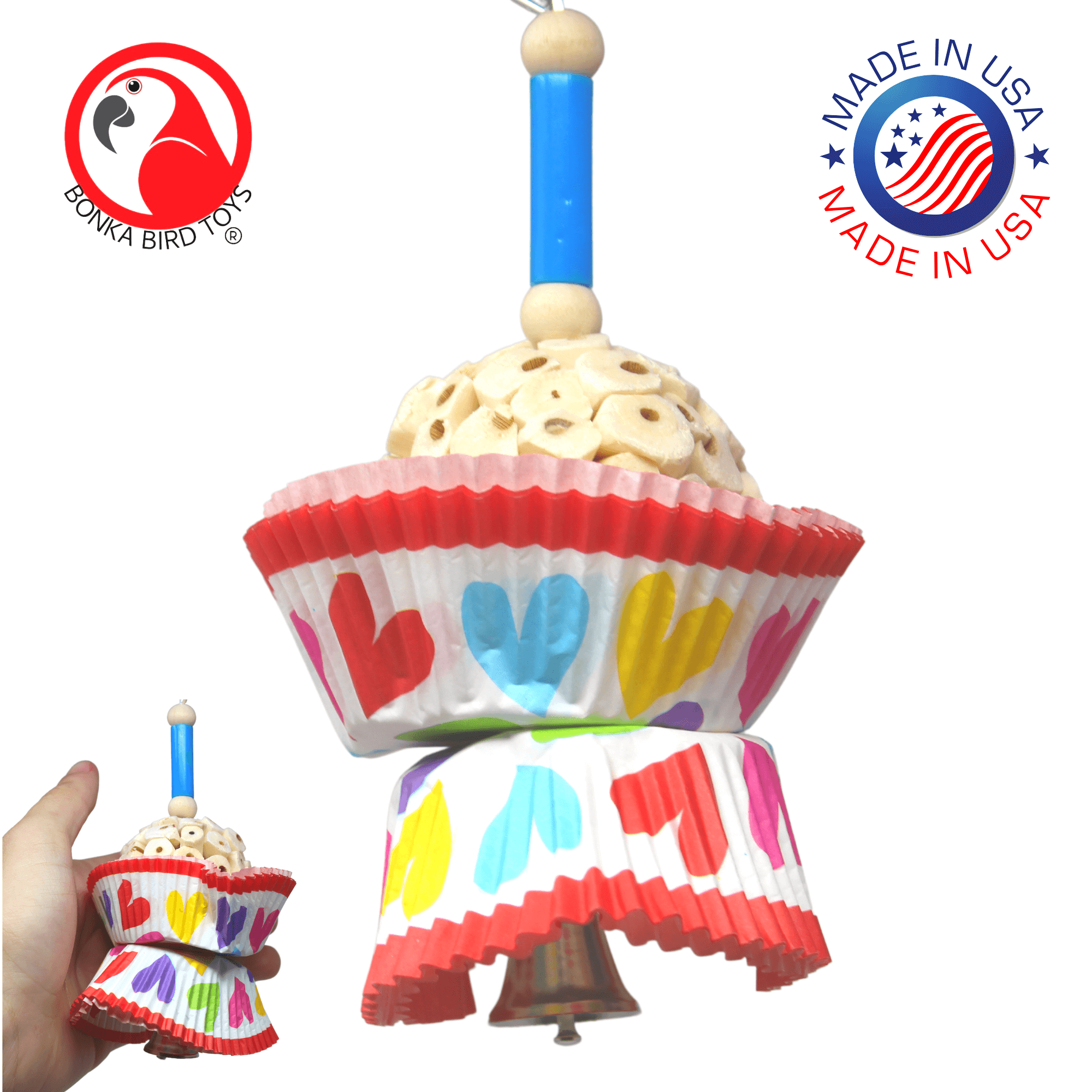 1925 Heart Cake - Bonka Bird Toys