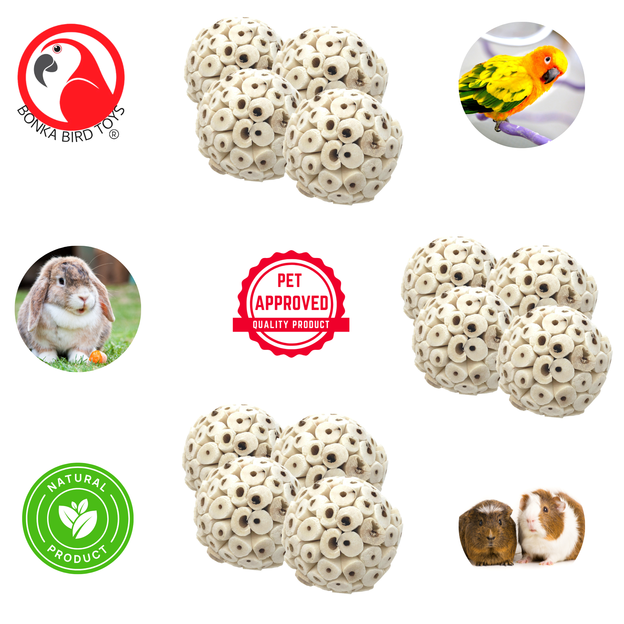 Mini Sola Balls - Bonka Bird Toys