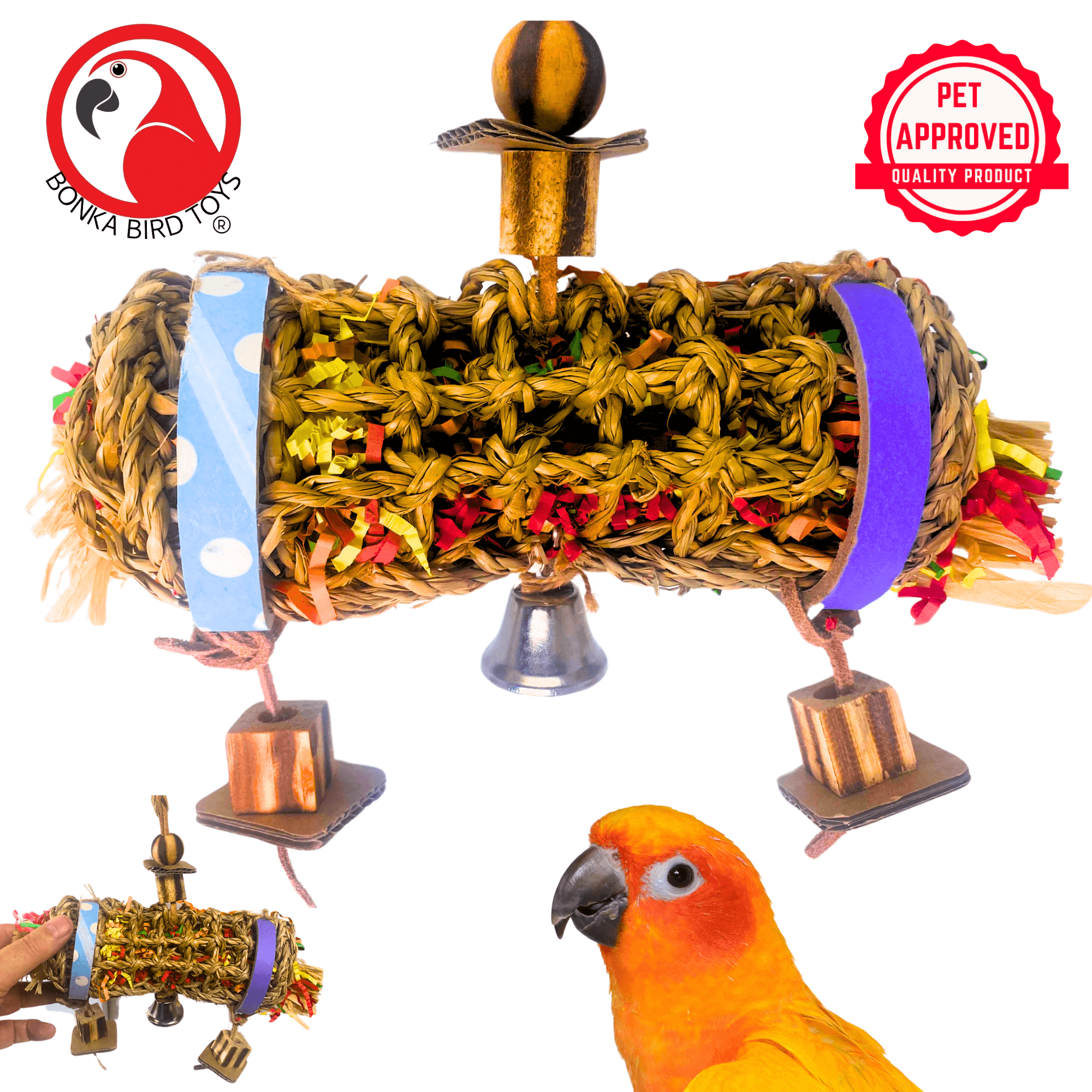 2594 Small Shred Roll - Bonka Bird Toys