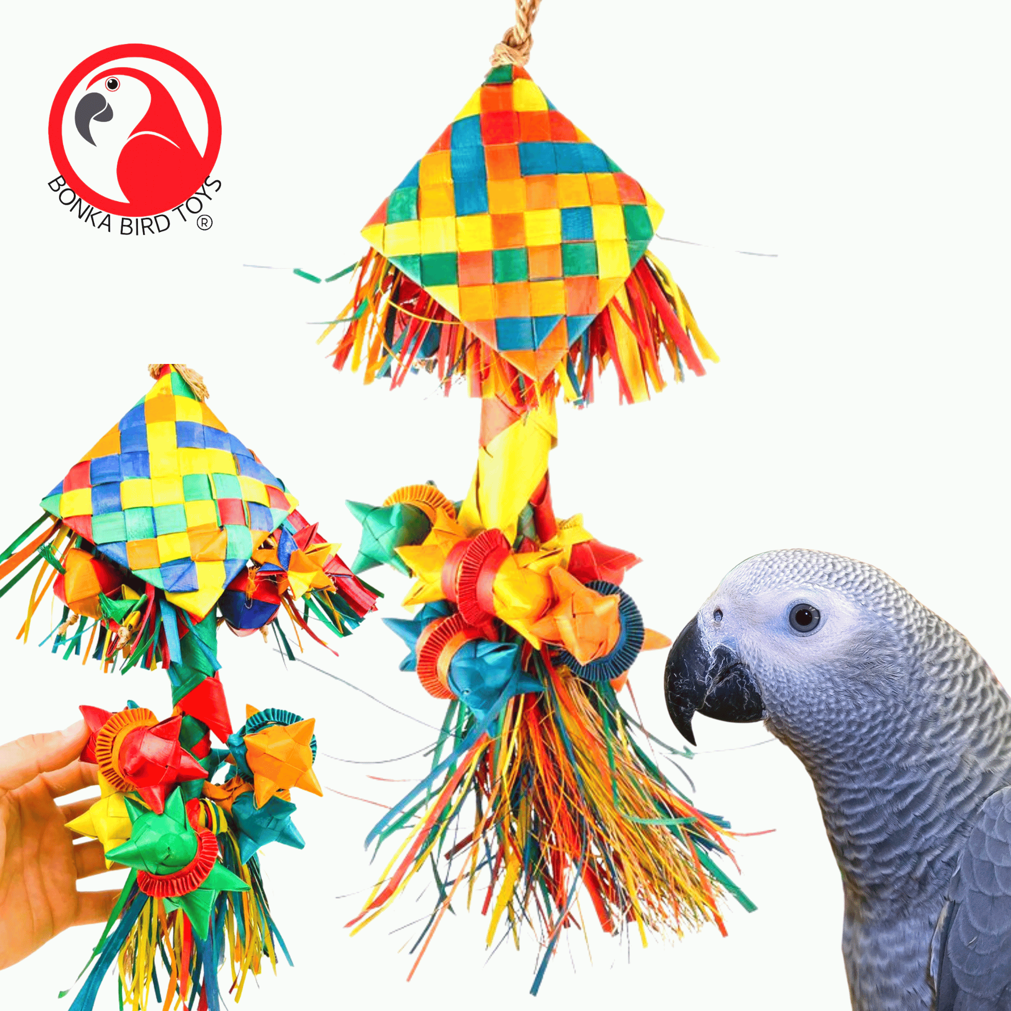 03331 Large Rattle Pinata - Bonka Bird Toys