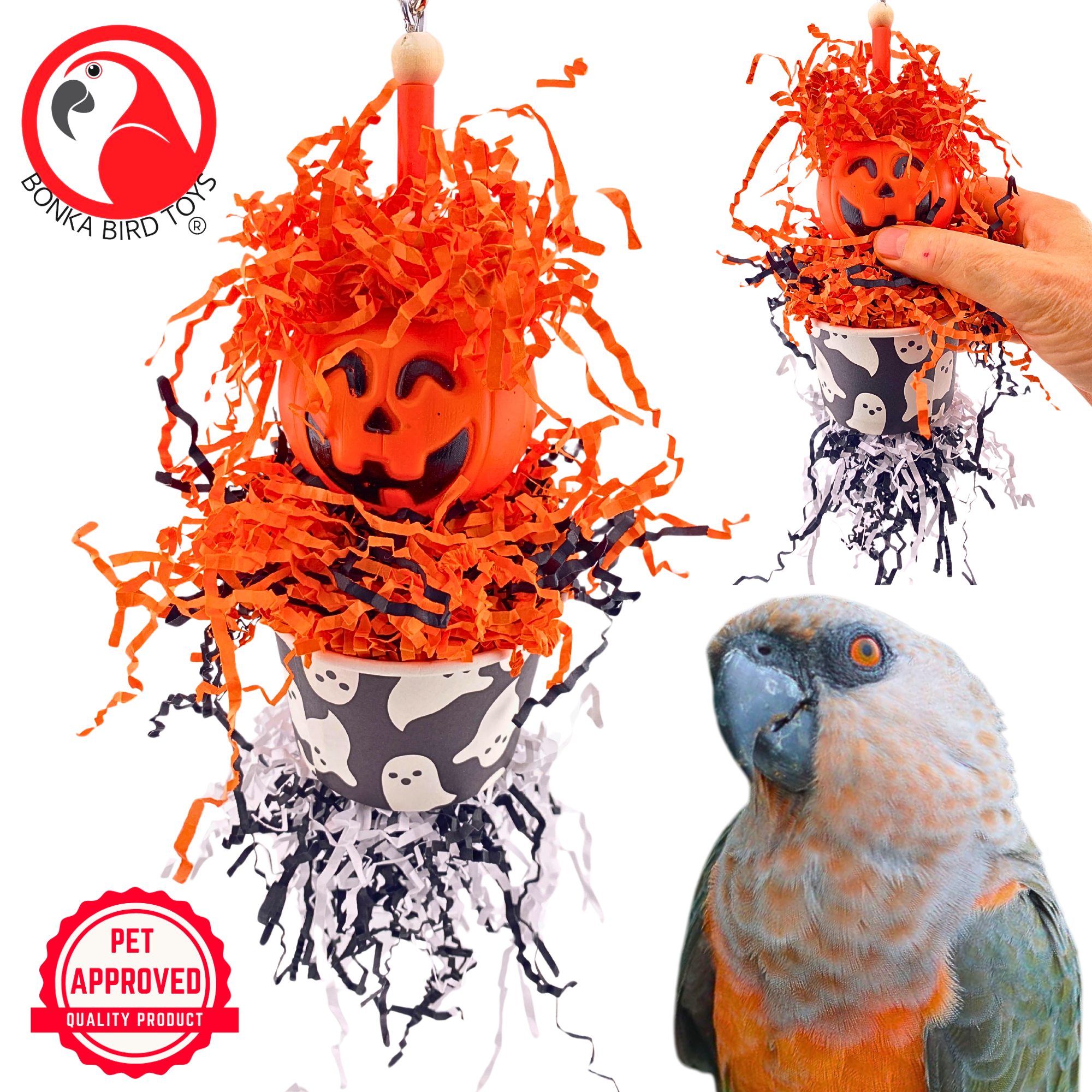 992 Pumpkin Ghost Party - Bonka Bird Toys