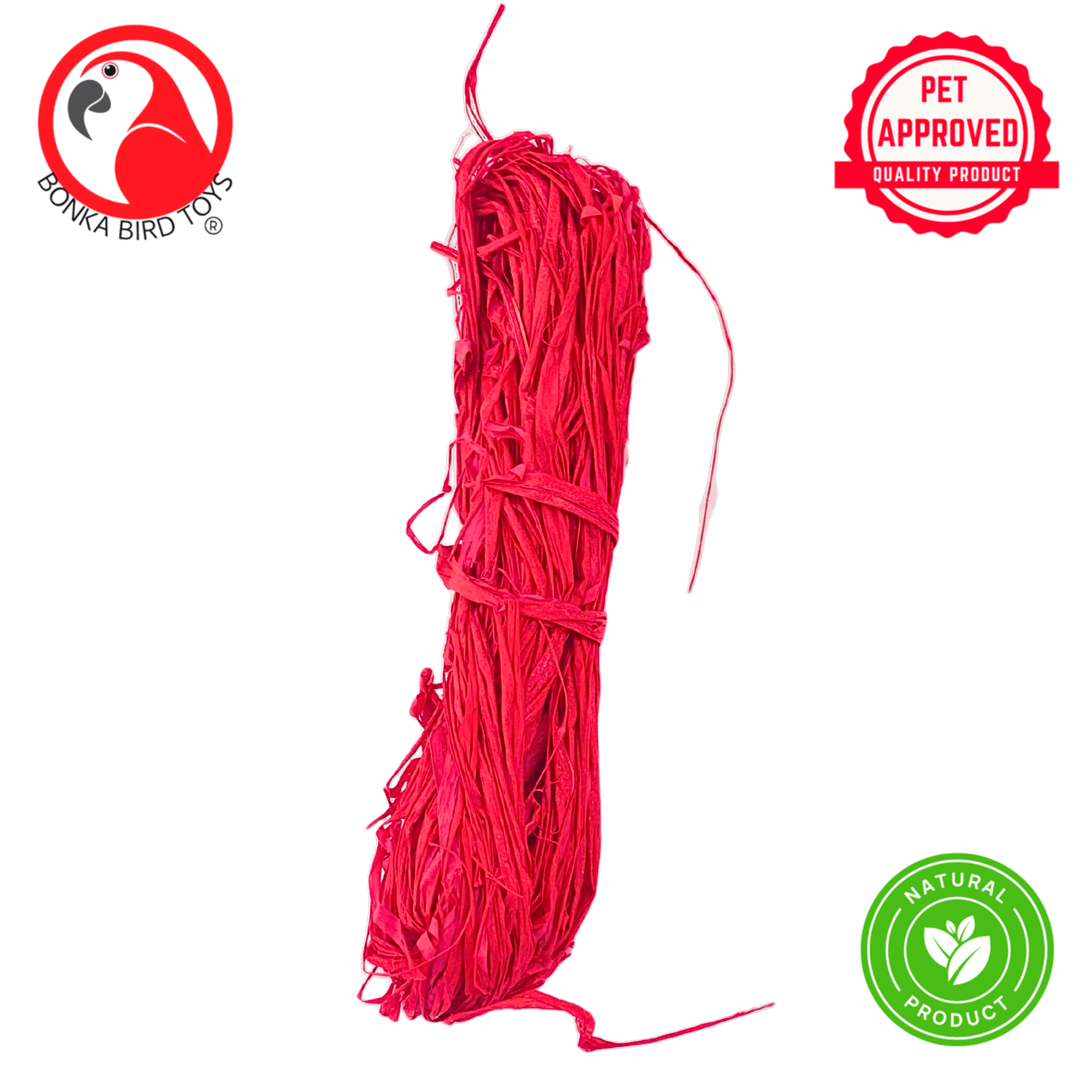 1153 Pk1 Raffia Bundle - Bonka Bird Toys