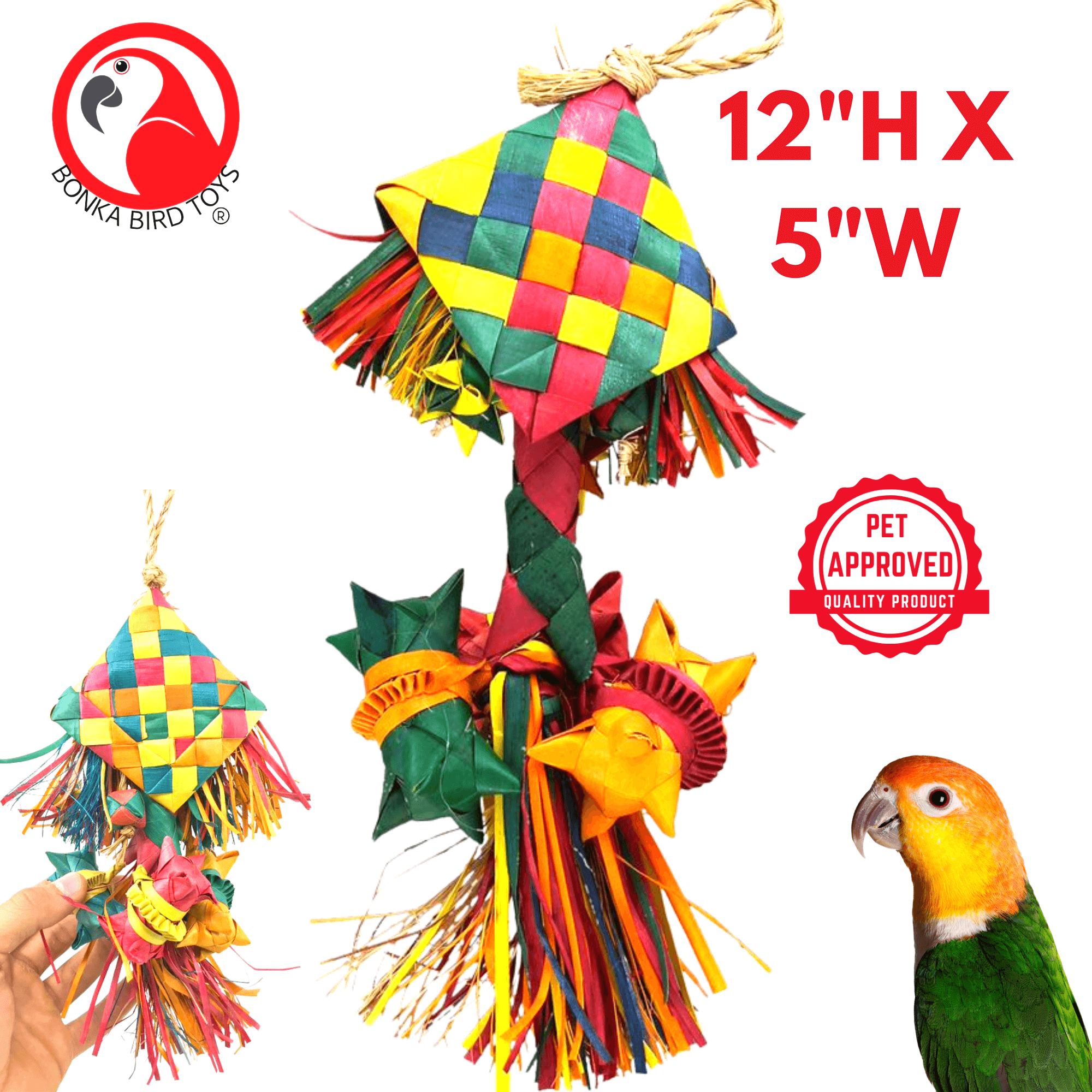 03330 Small Rattle - Bonka Bird Toys