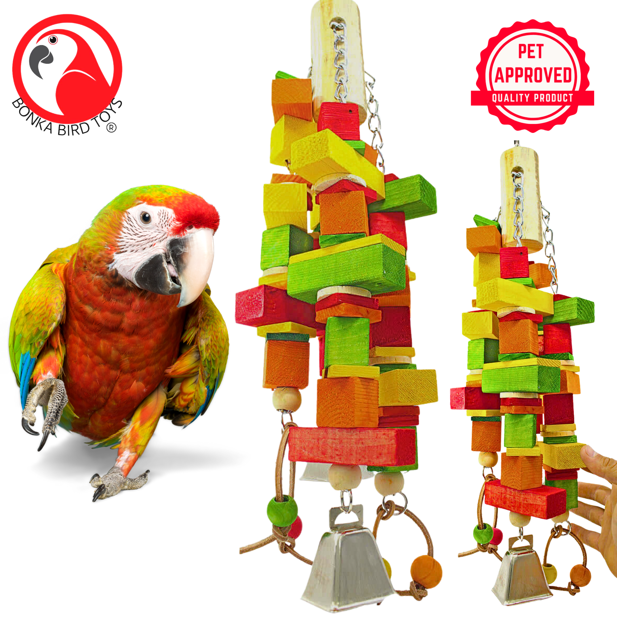 1131 Giant oblong chew - Bonka Bird Toys