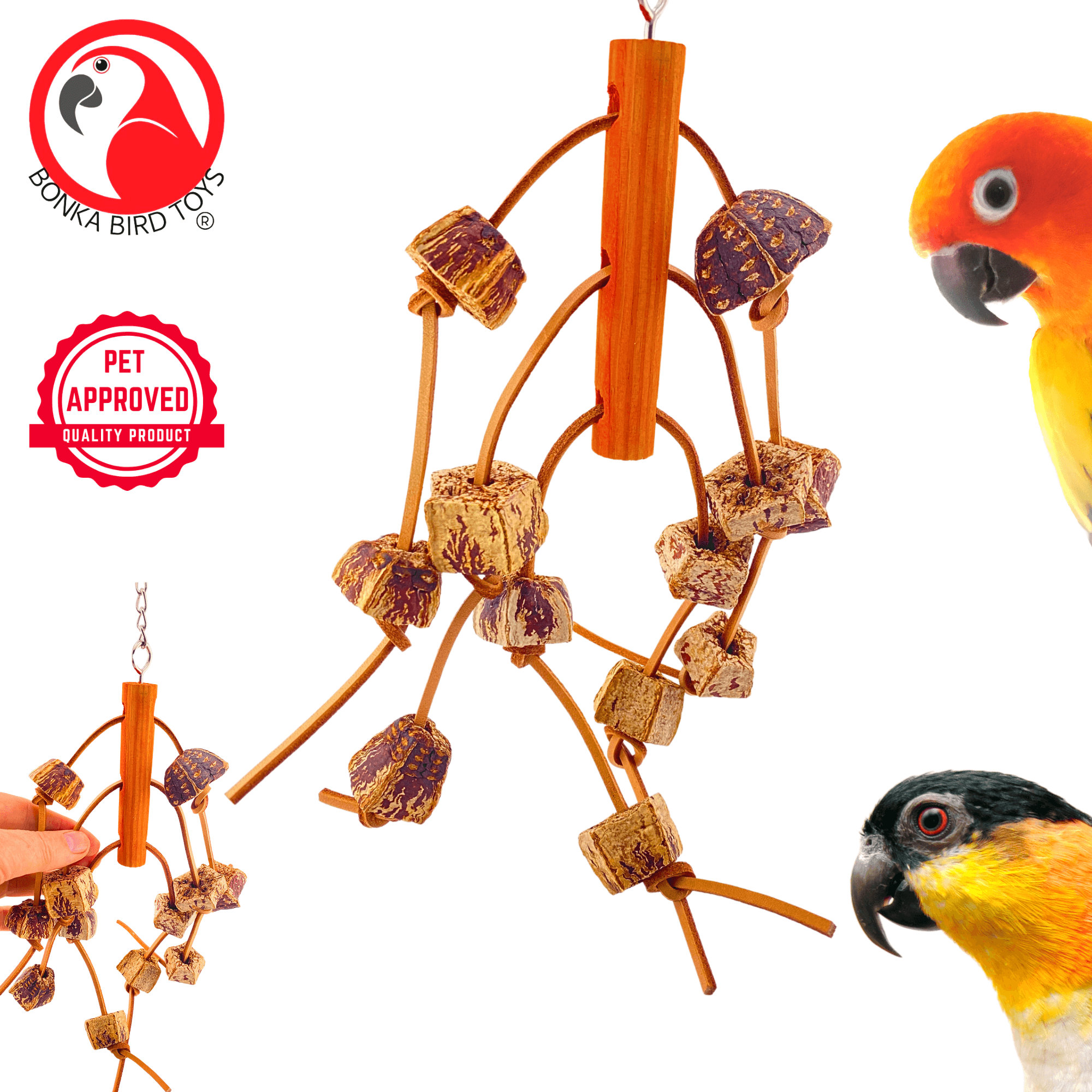 2766 Mahogany Spider - Bonka Bird Toys