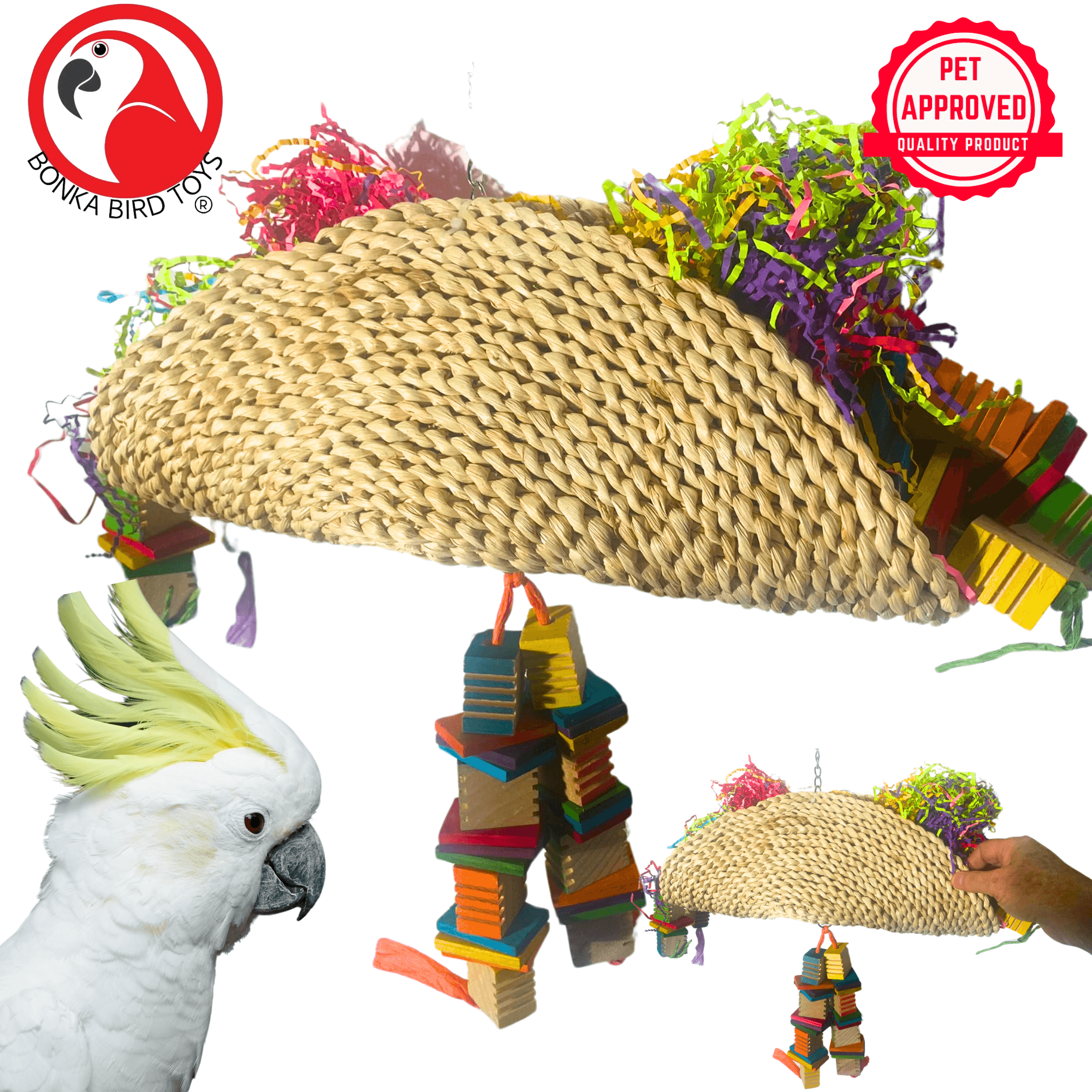 2640 Large Soft Taco - Bonka Bird Toys
