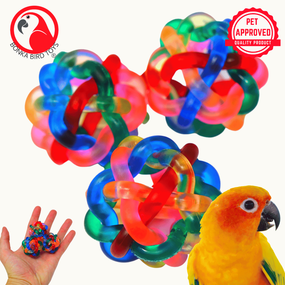 2014 1-Inch Wibbly Ball - Bonka Bird Toys