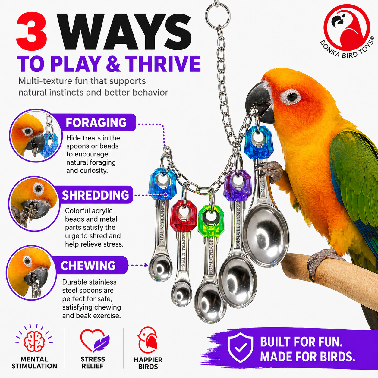 1969 Spoon Delight - Bonka Bird Toys