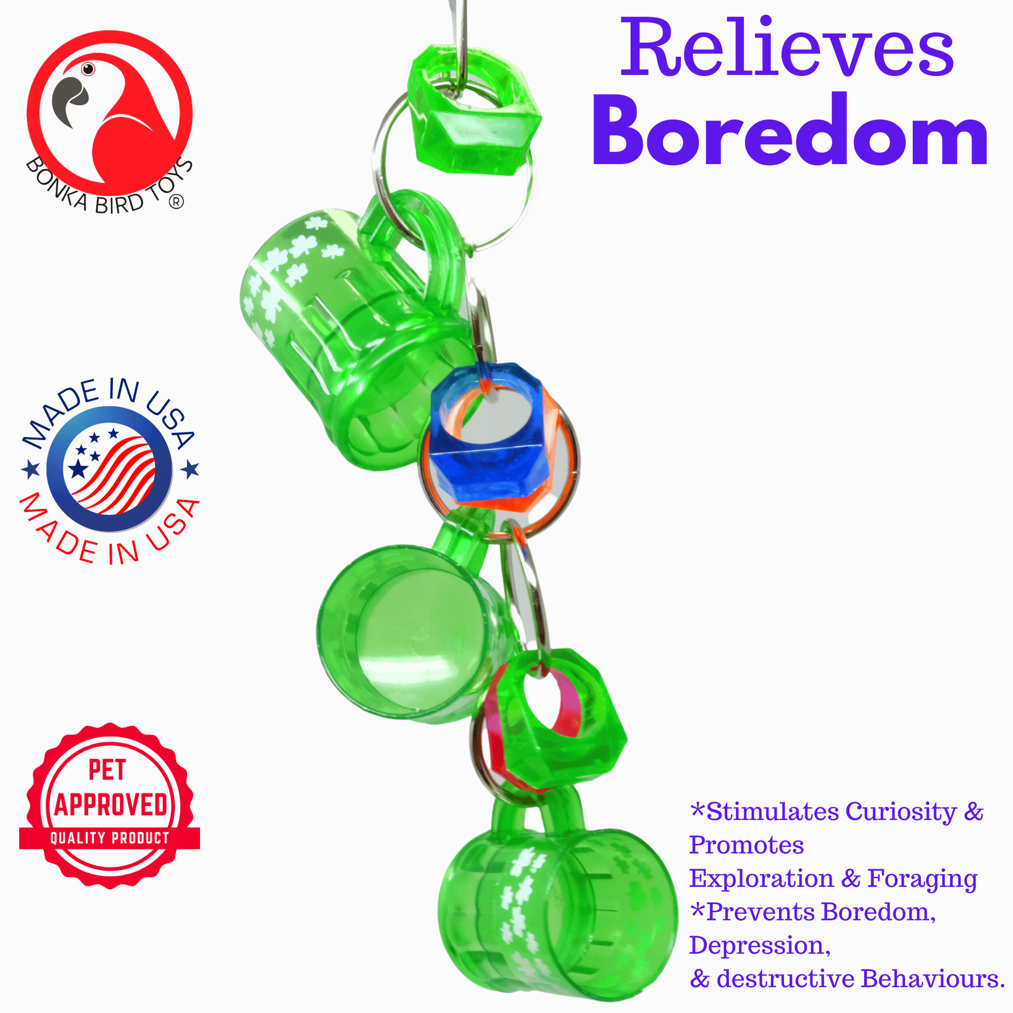 1594 Steinmaster - Bonka Bird Toys