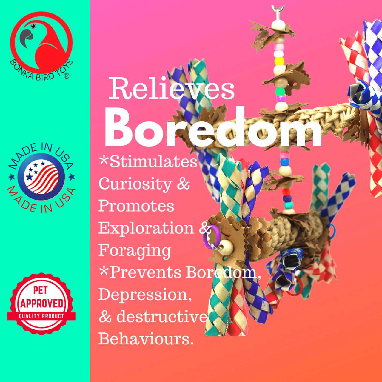 1241 Double Helix - Bonka Bird Toys