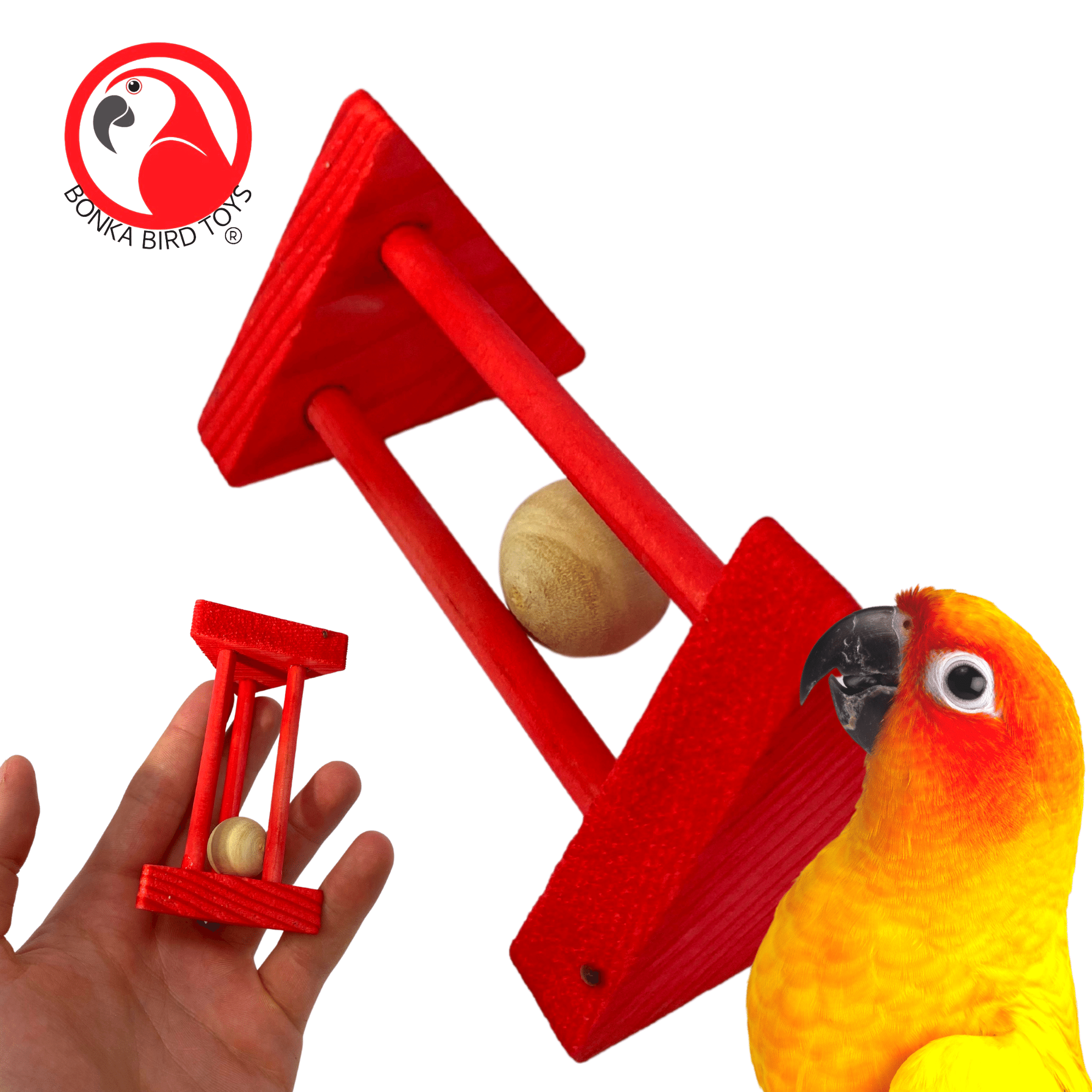 Rattle Cylinder - Bonka Bird Toys