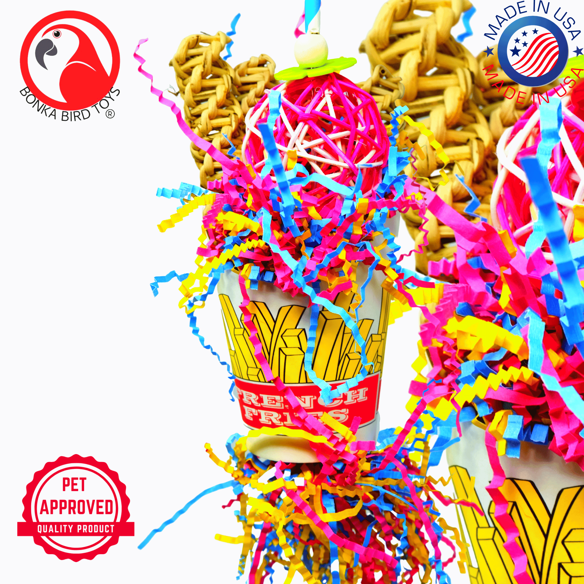 2334 Order Of Fries - Bonka Bird Toys