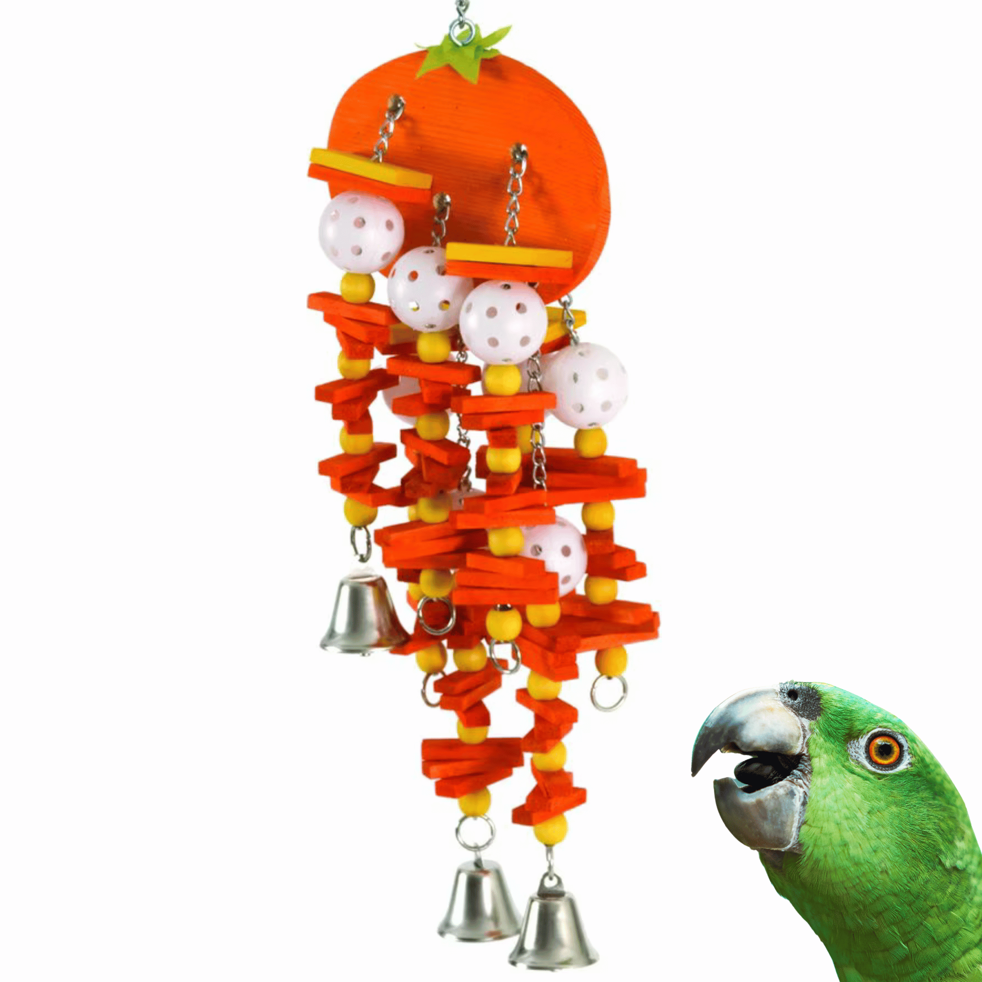 2458 Large Orange - Bonka Bird Toys