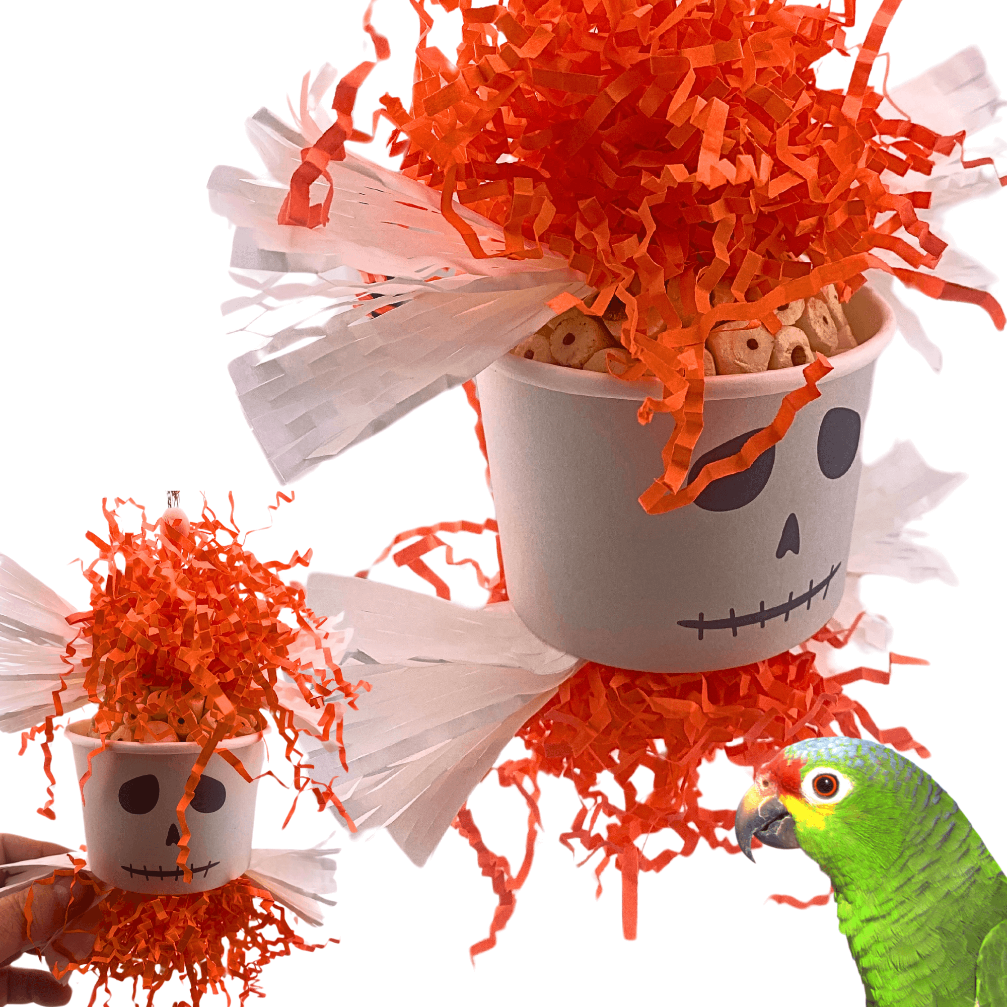 2713 Halloween Ghost Dish - Bonka Bird Toys