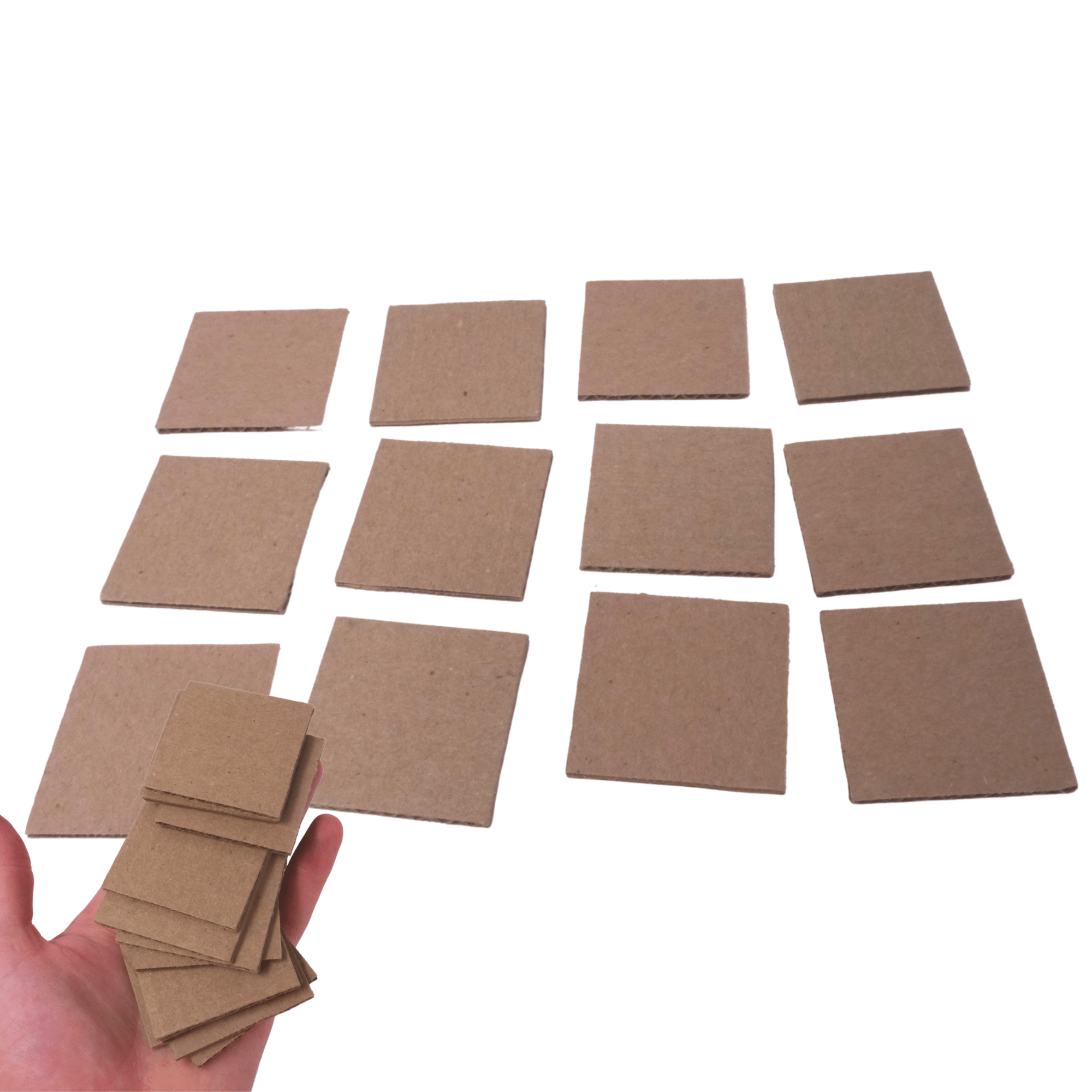 2464 Pk12 2" Cardboard Squares - Bonka Bird Toys