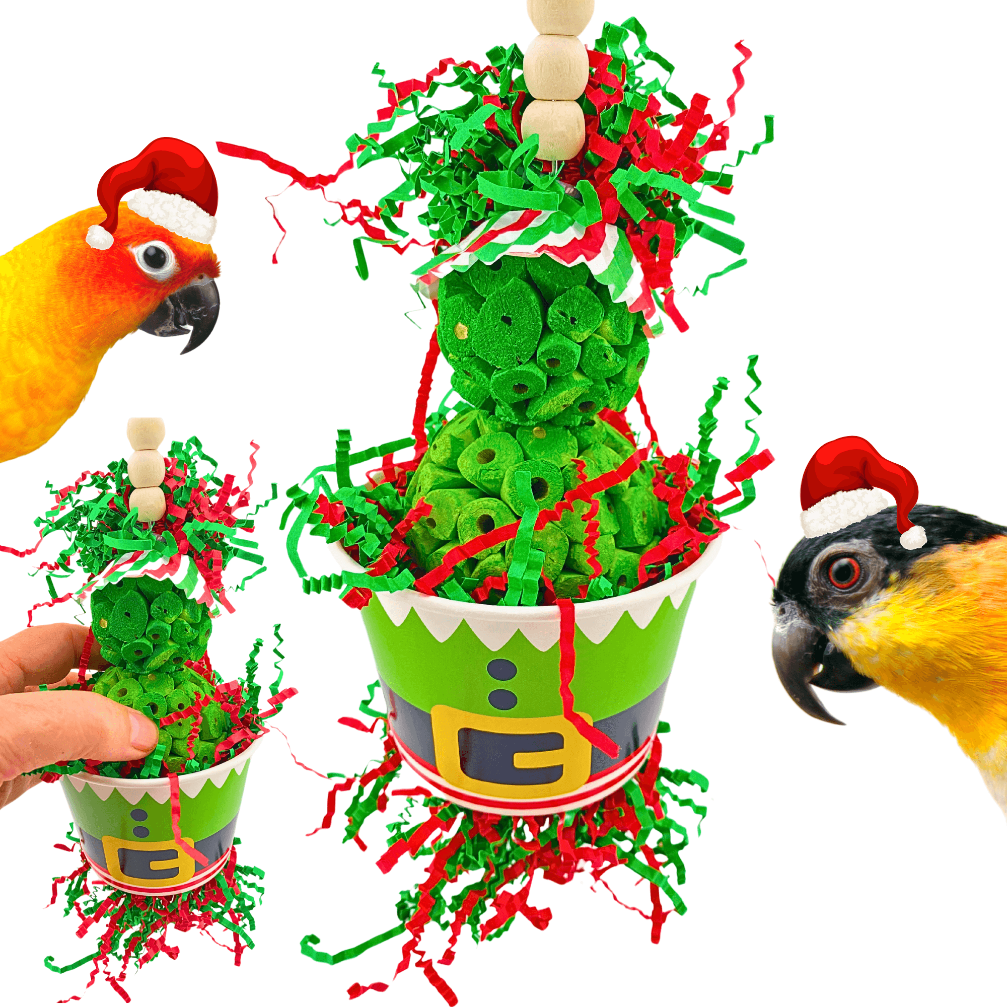 2731 Christmas Sola Grinch - Bonka Bird Toys