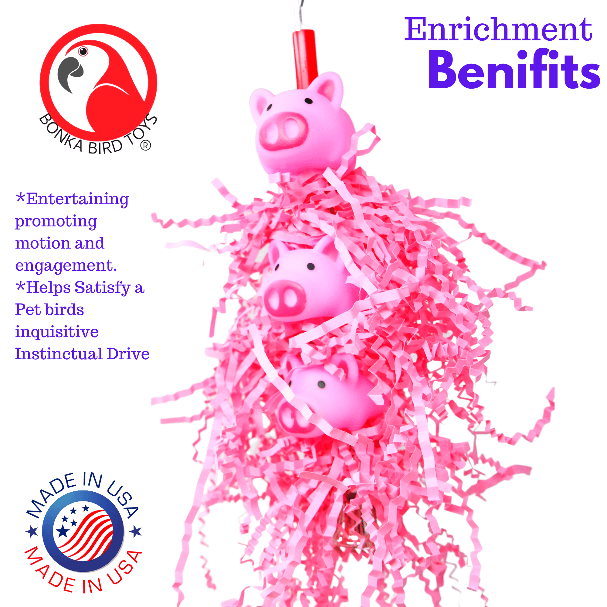 2959 Three Little Pigs - Bonka Bird Toys