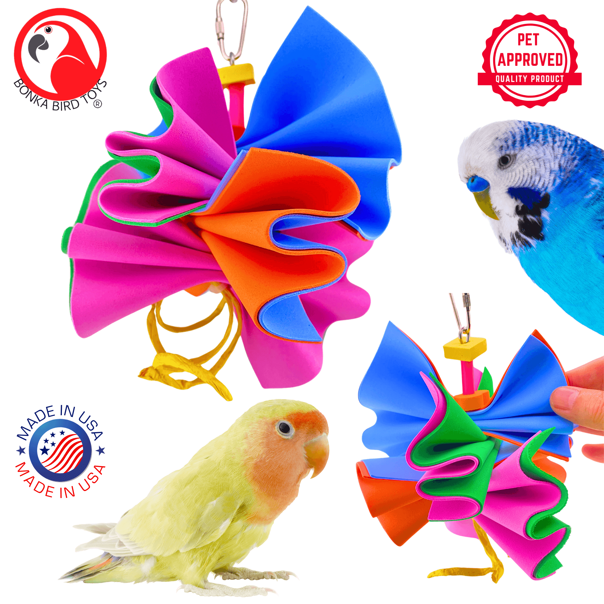 1438 Foamy Crush - Bonka Bird Toys