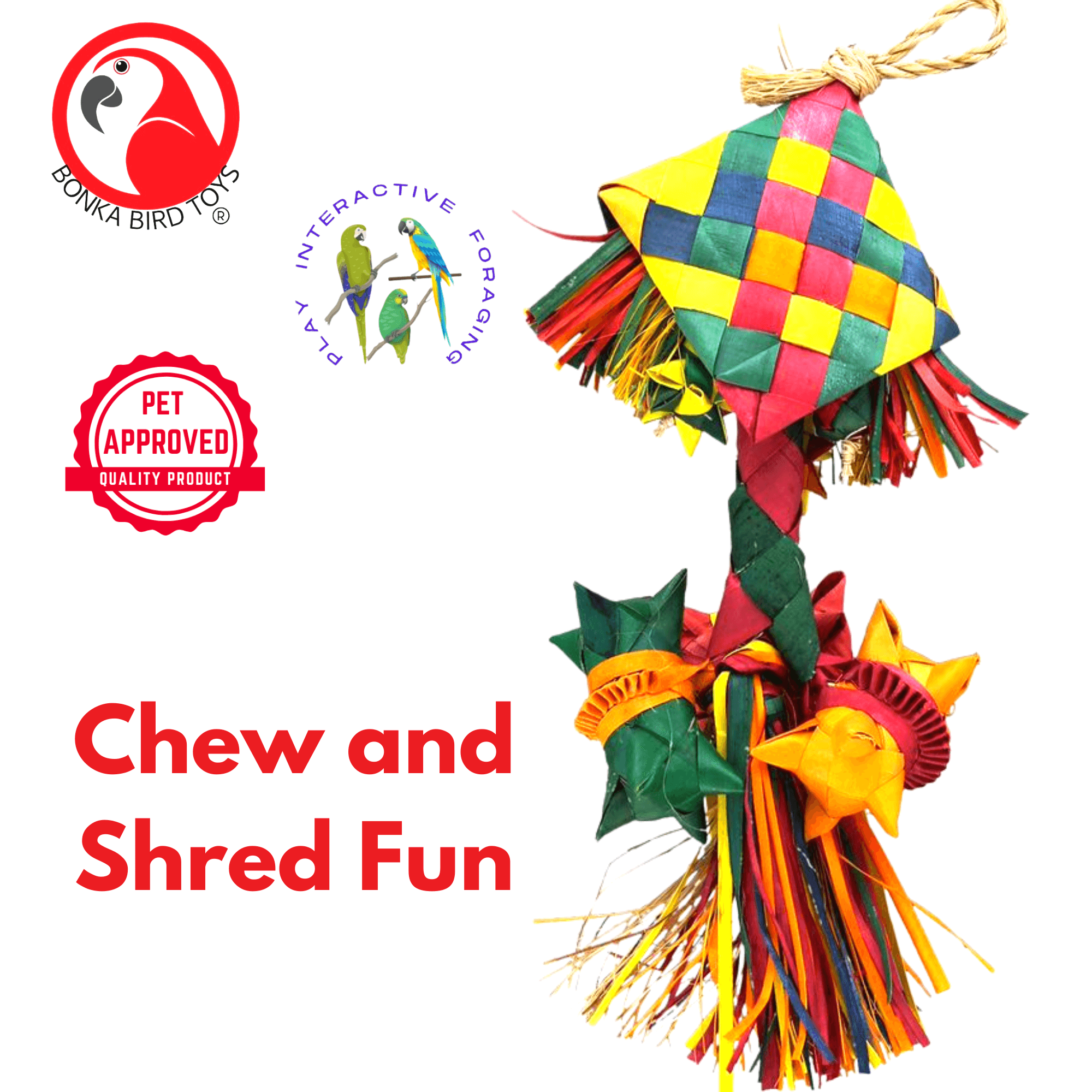 03330 Small Rattle - Bonka Bird Toys