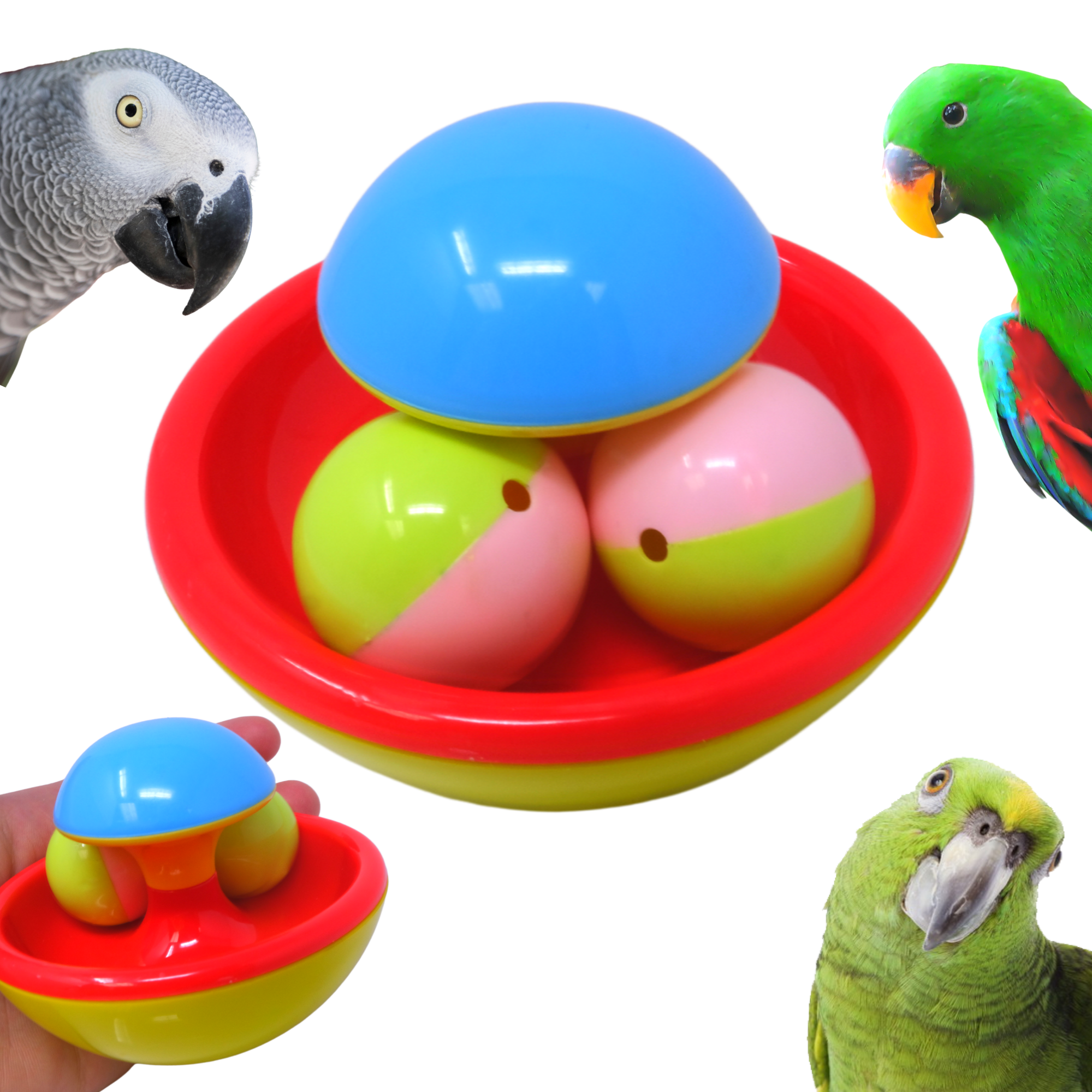 2459 Swivel Ball Spinner - Bonka Bird Toys