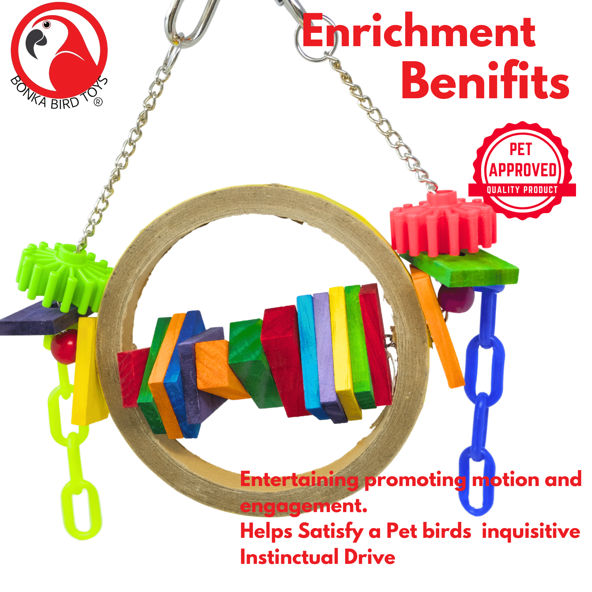 2236 Bagel Bridge - Bonka Bird Toys