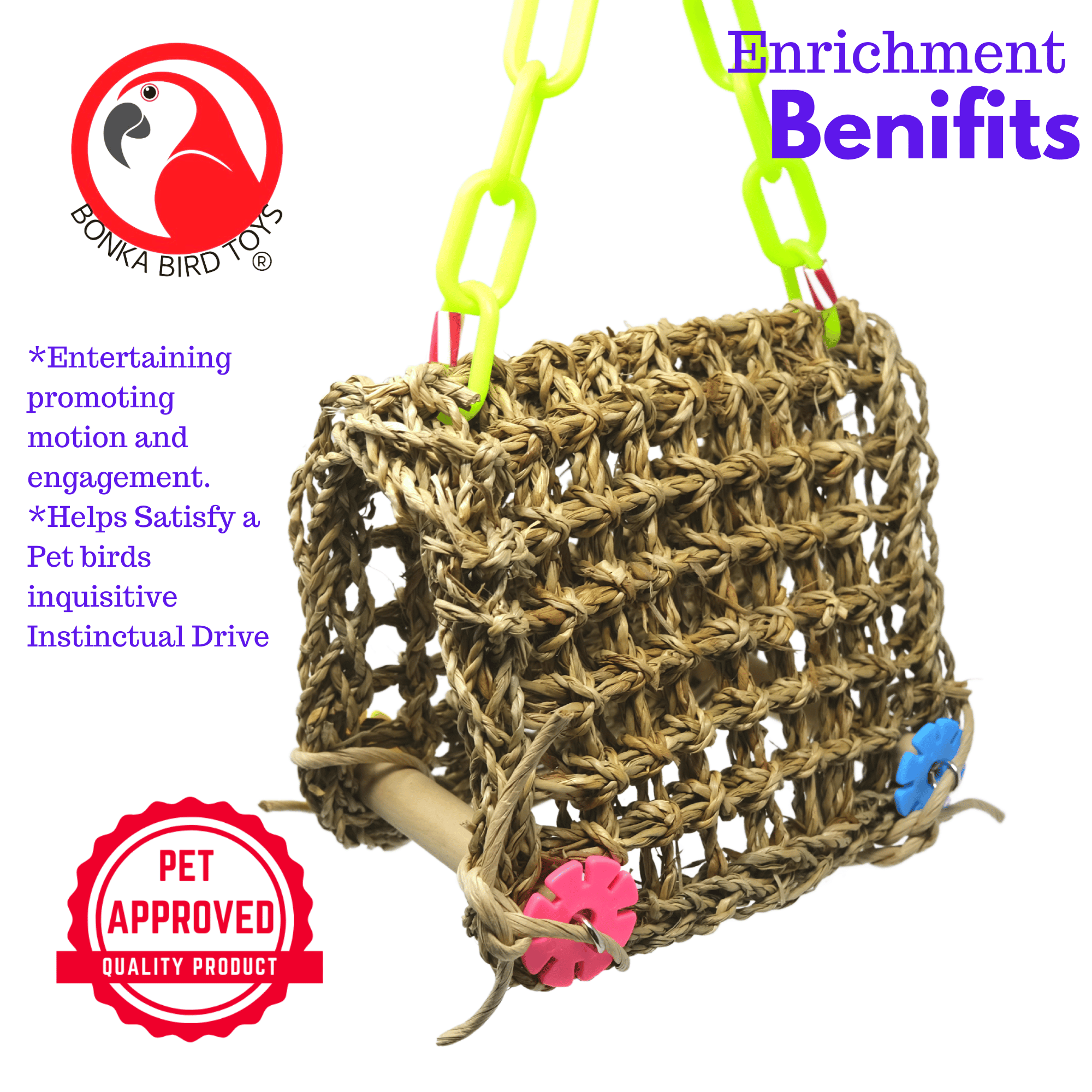 2261 Perch Tent - Bonka Bird Toys