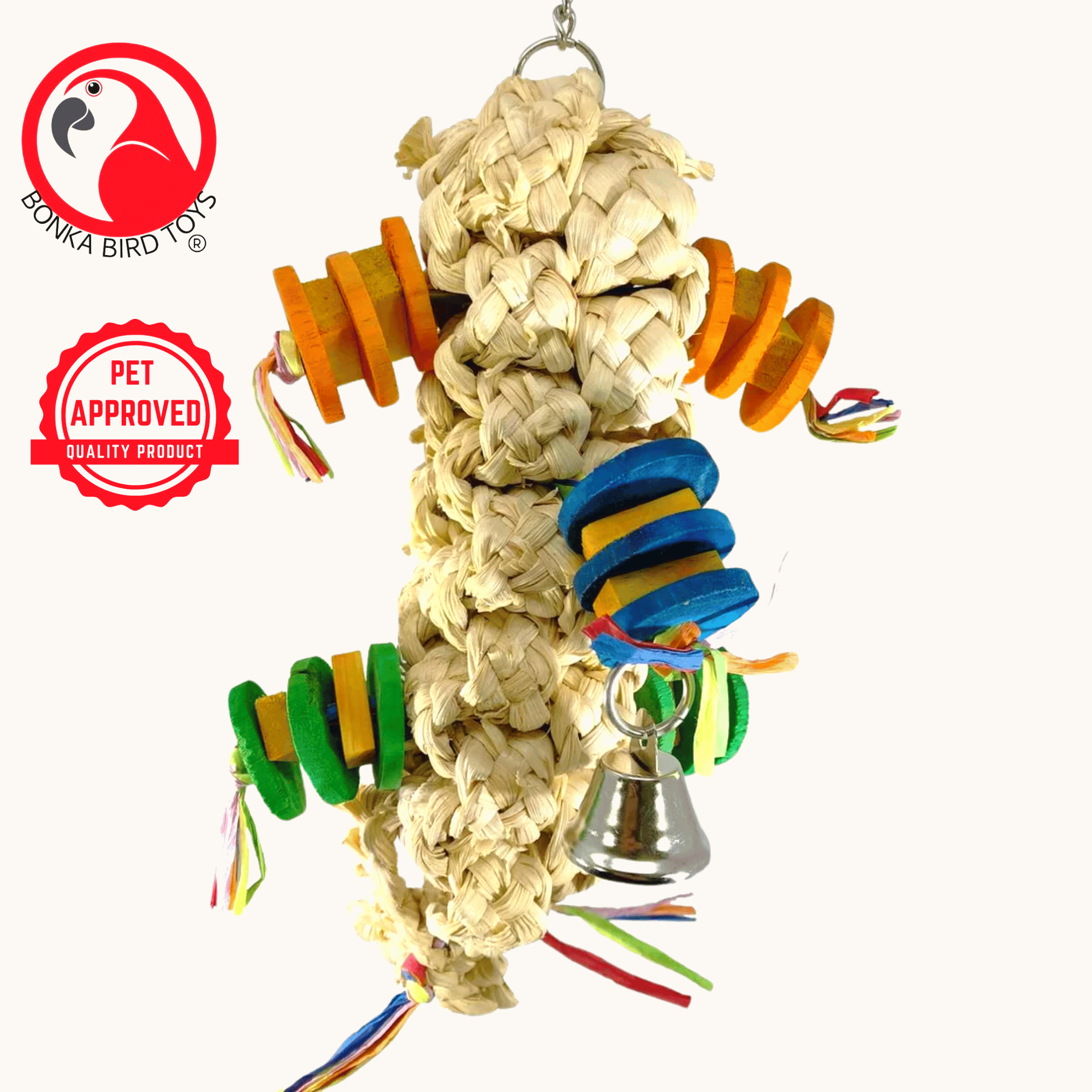 1855 Lanyard Chew Fish - Bonka Bird Toys