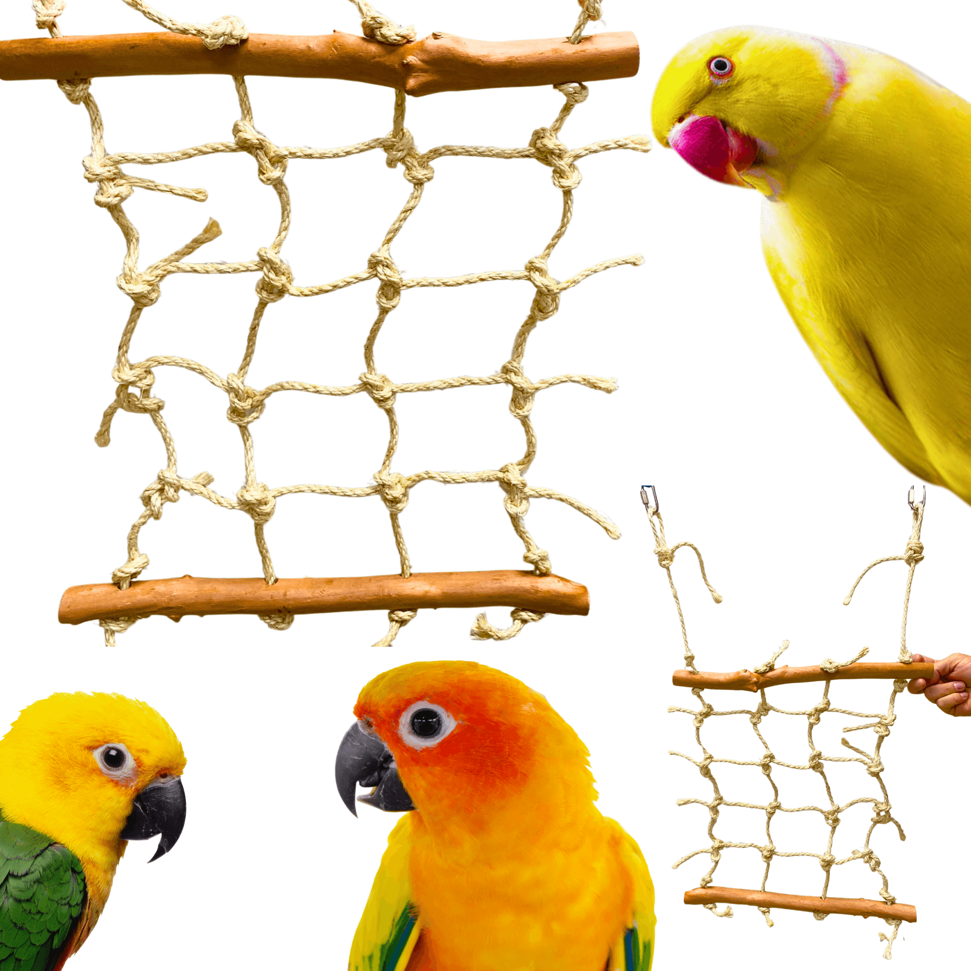 2667 Small Java Cargo Net - Bonka Bird Toys