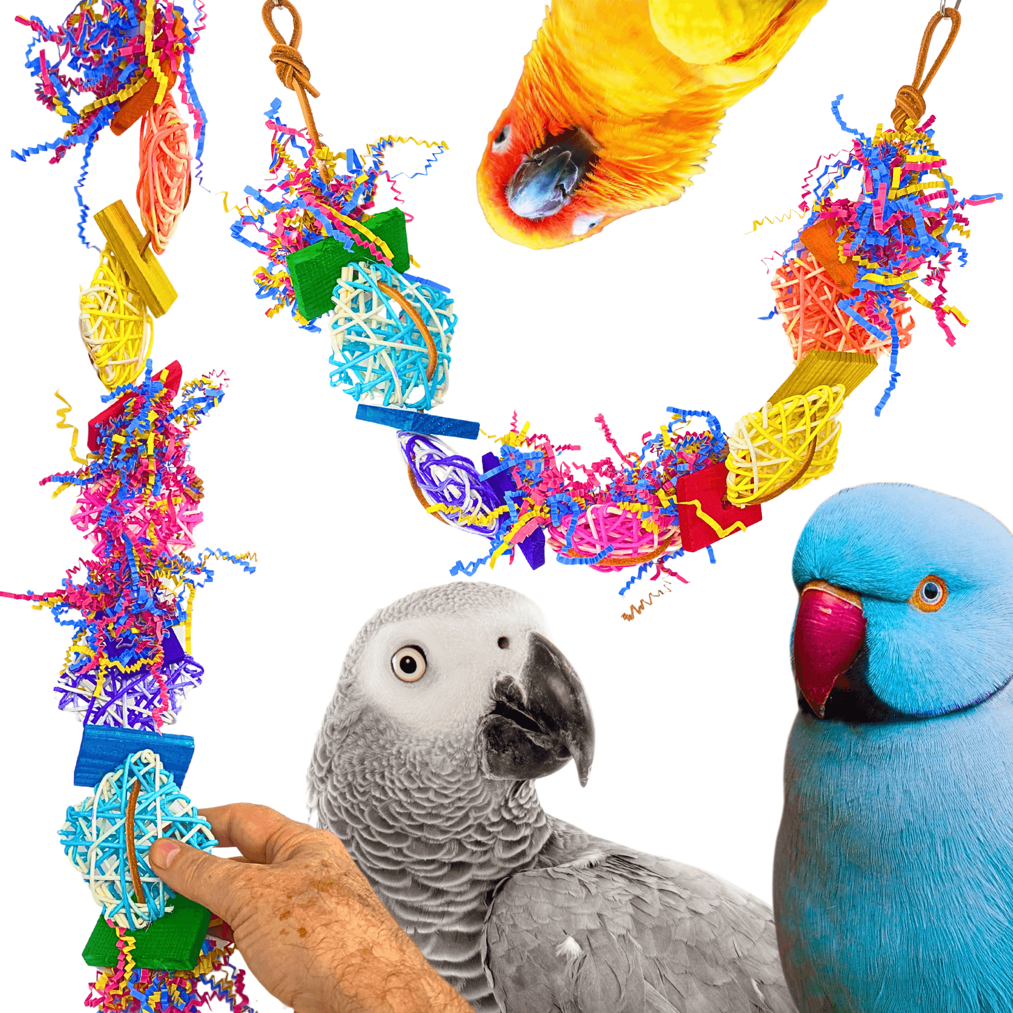 3933 Crinkle Carnival - Bonka Bird Toys