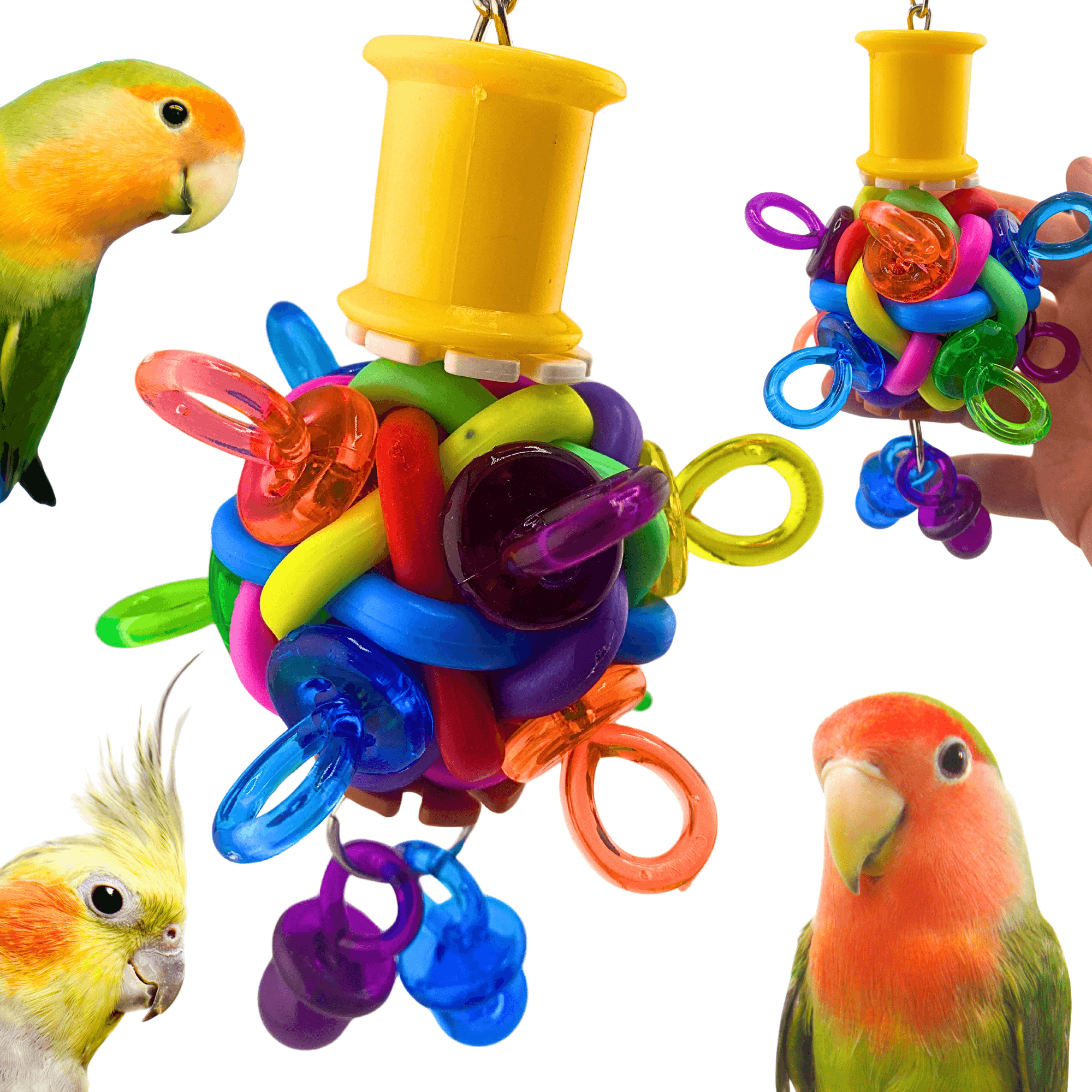 1072 Paci Ball Spin - Bonka Bird Toys
