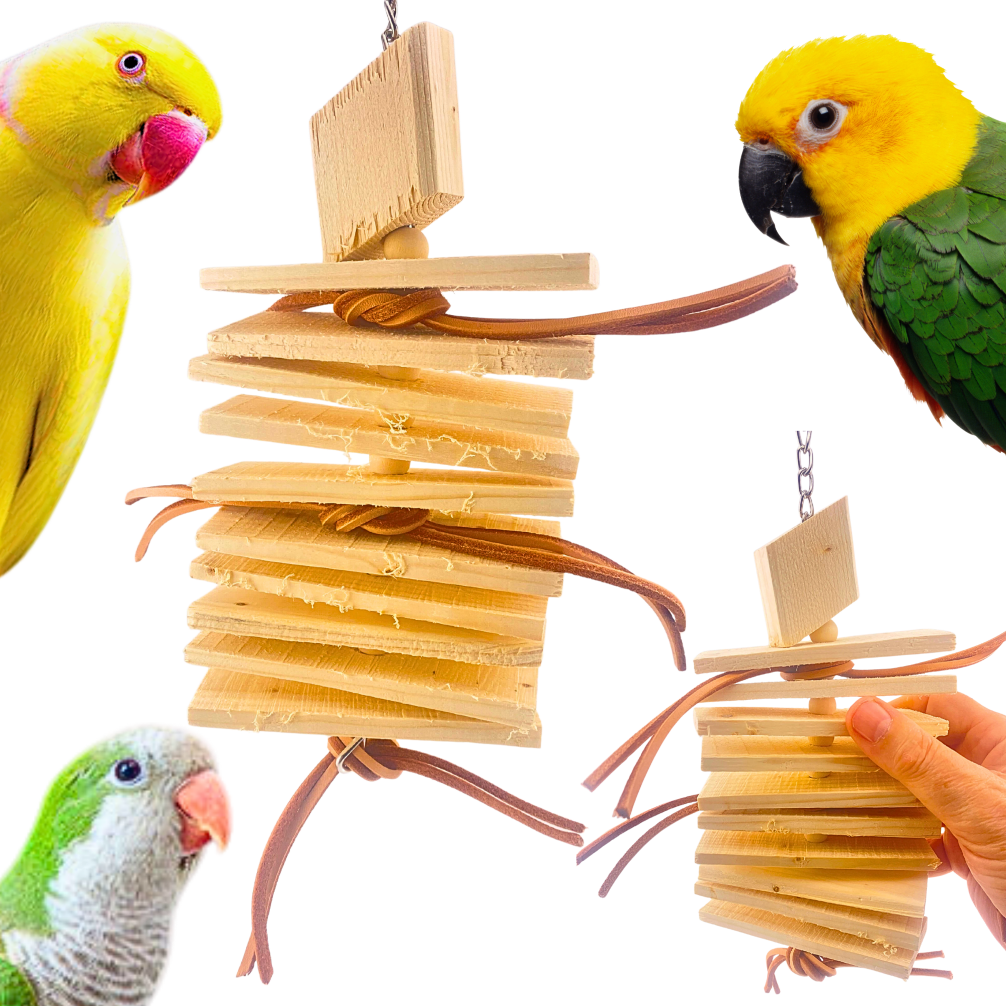 3899 Natural Stacker - Bonka Bird Toys