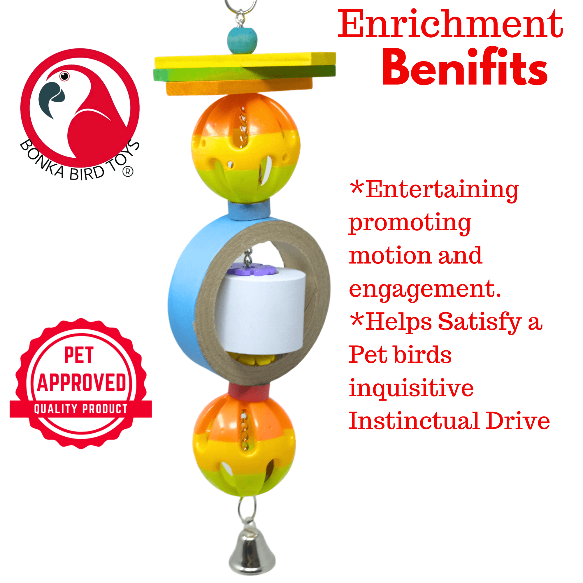 2670 Bagel Ball - Bonka Bird Toys