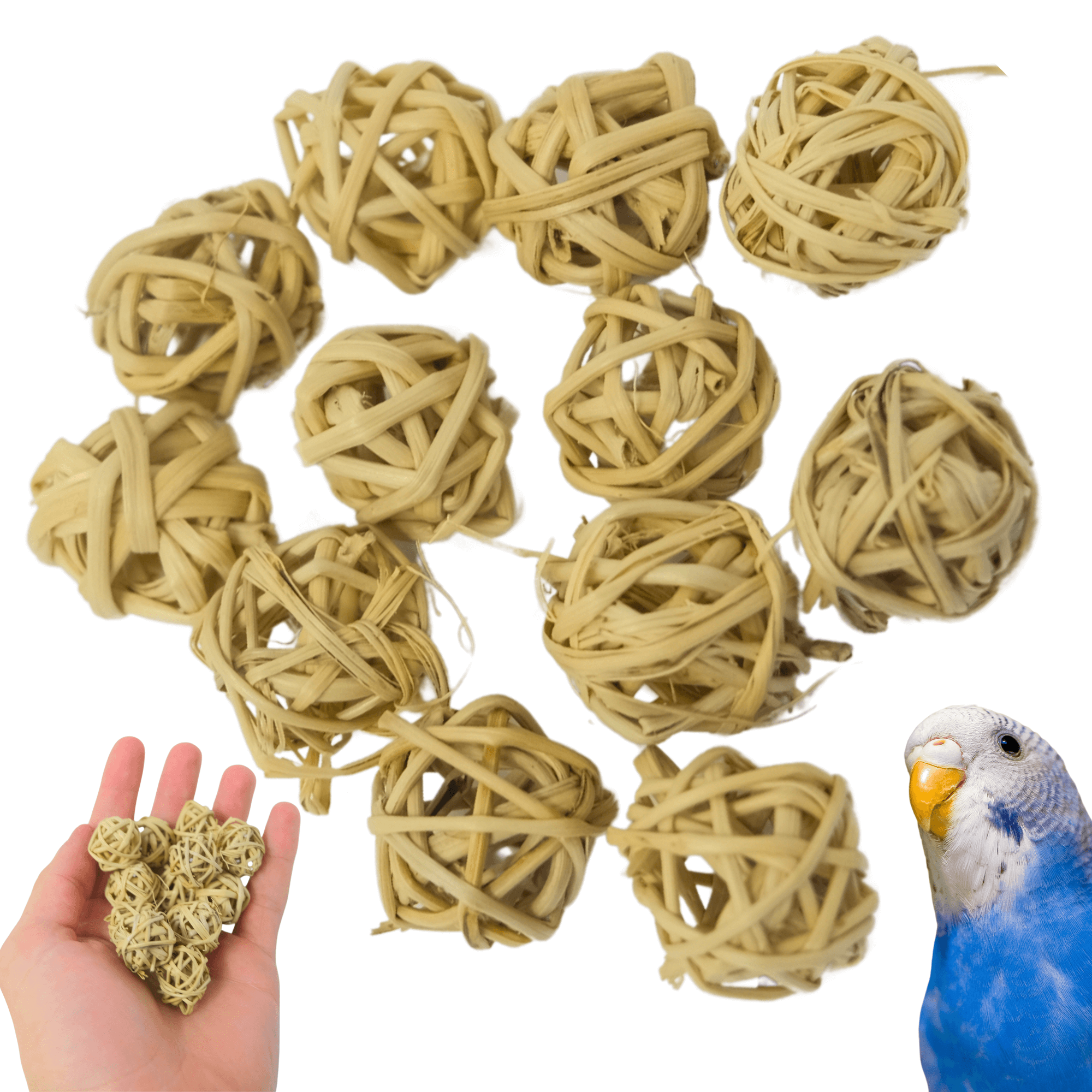 3343 Pk12 Natural Tiny Vine Balls - Bonka Bird Toys