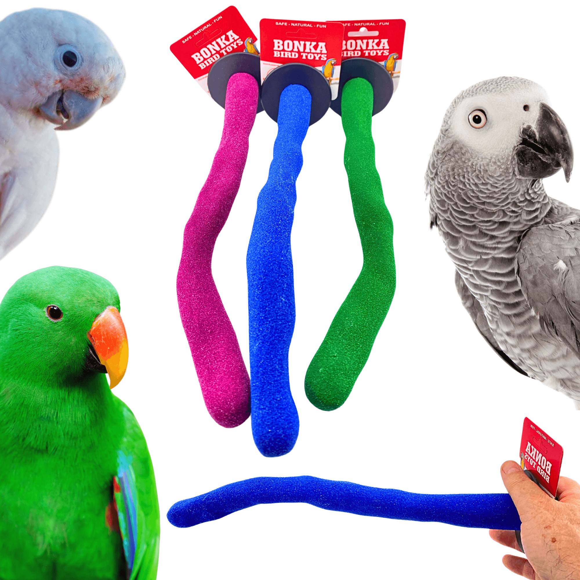 1436 Medium Orthopedic Sand Perch - Bonka Bird Toys