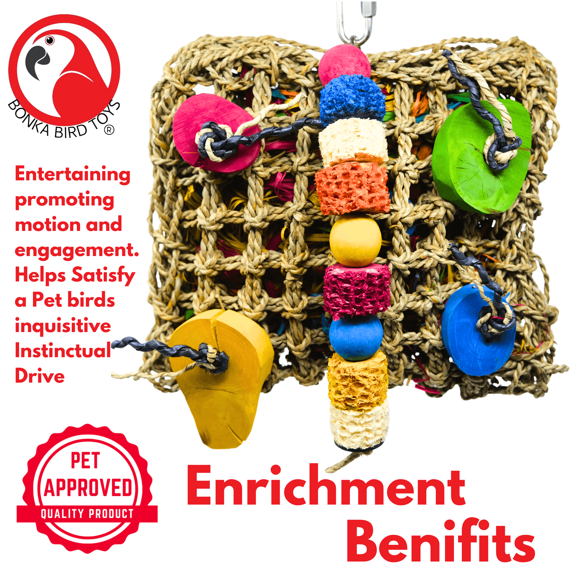 2646 Corn Purse - Bonka Bird Toys