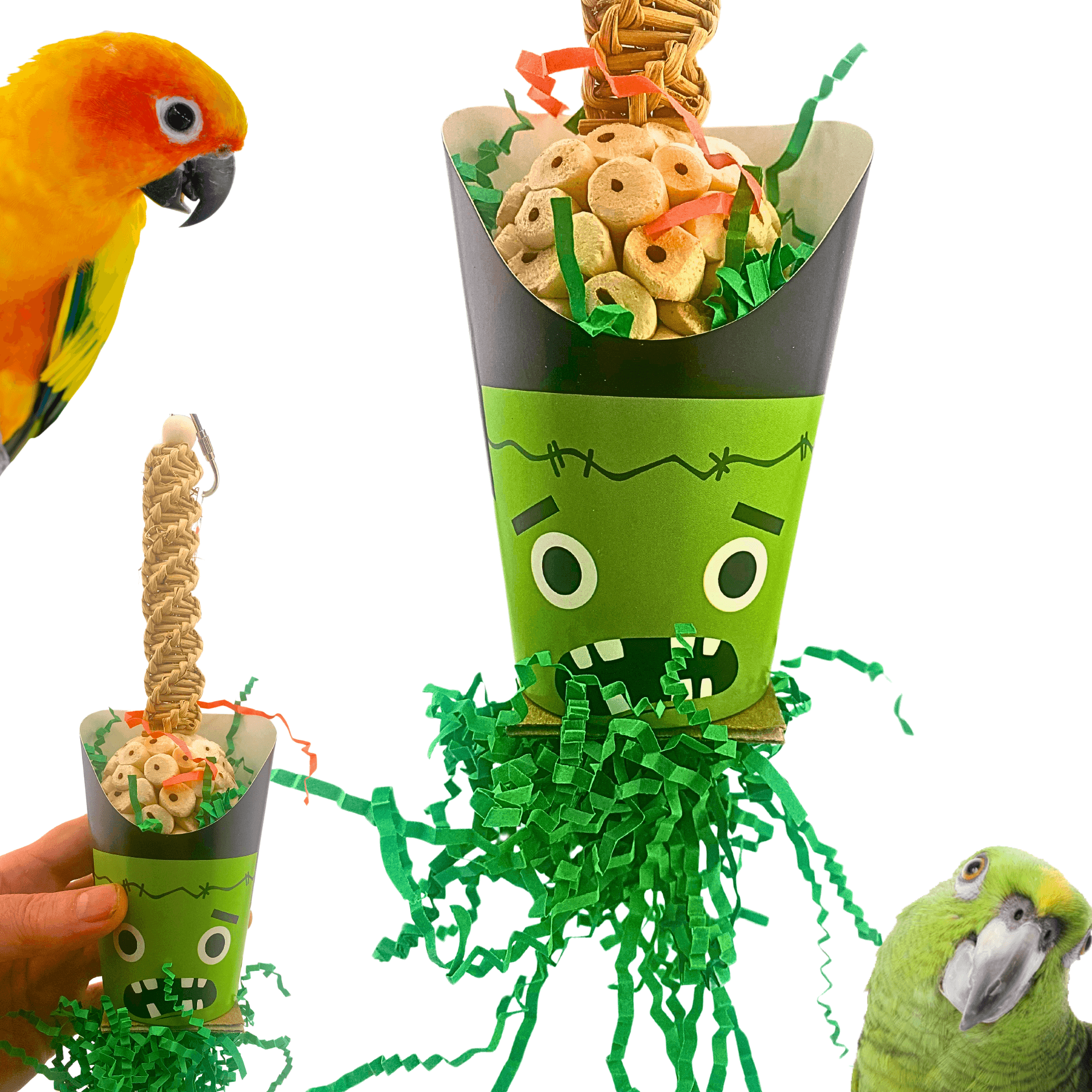 2706 Halloween Frankenstein Cup - Bonka Bird Toys