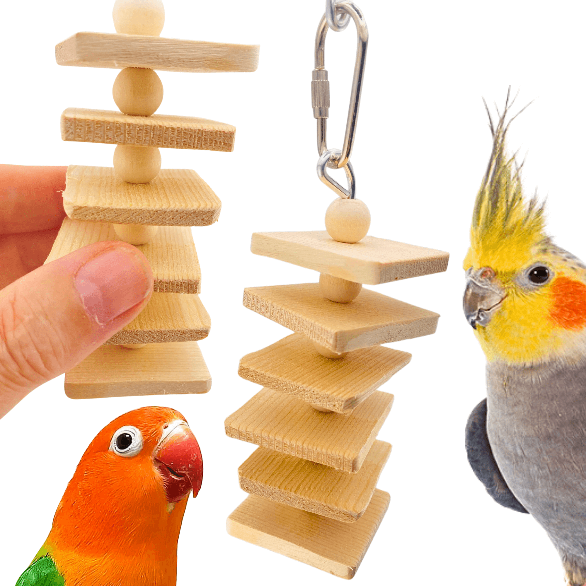 972 Natural Mini Stepper - Bonka Bird Toys