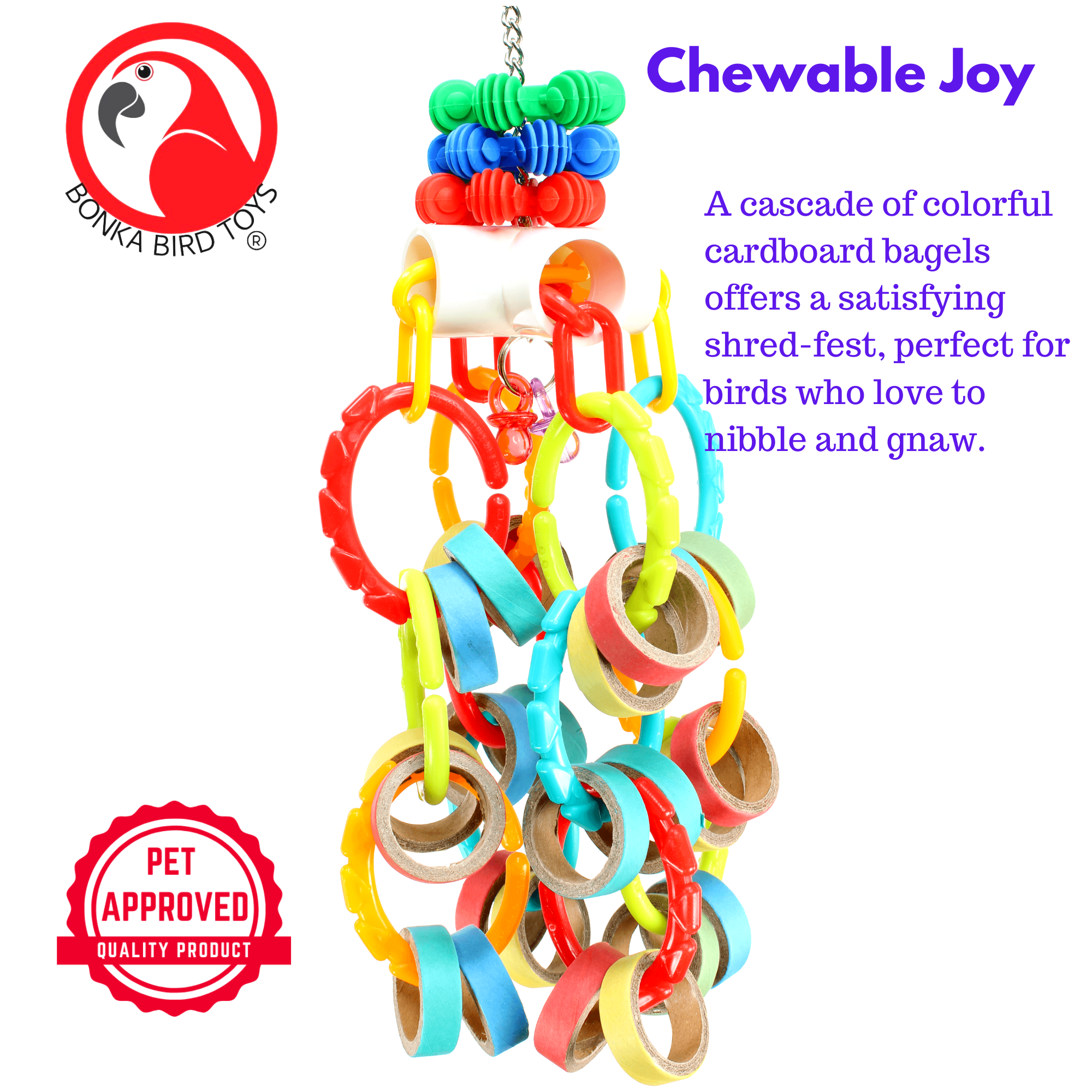 3551 Bagel Waterfall - Bonka Bird Toys