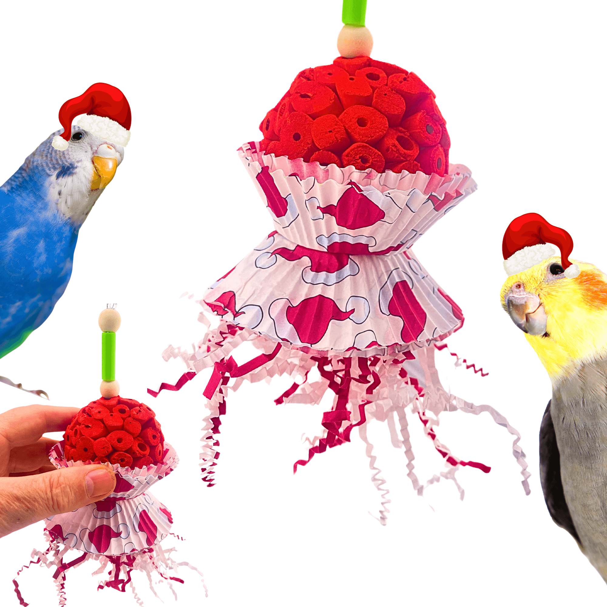 2732 Christmas Sola Hatty - Bonka Bird Toys