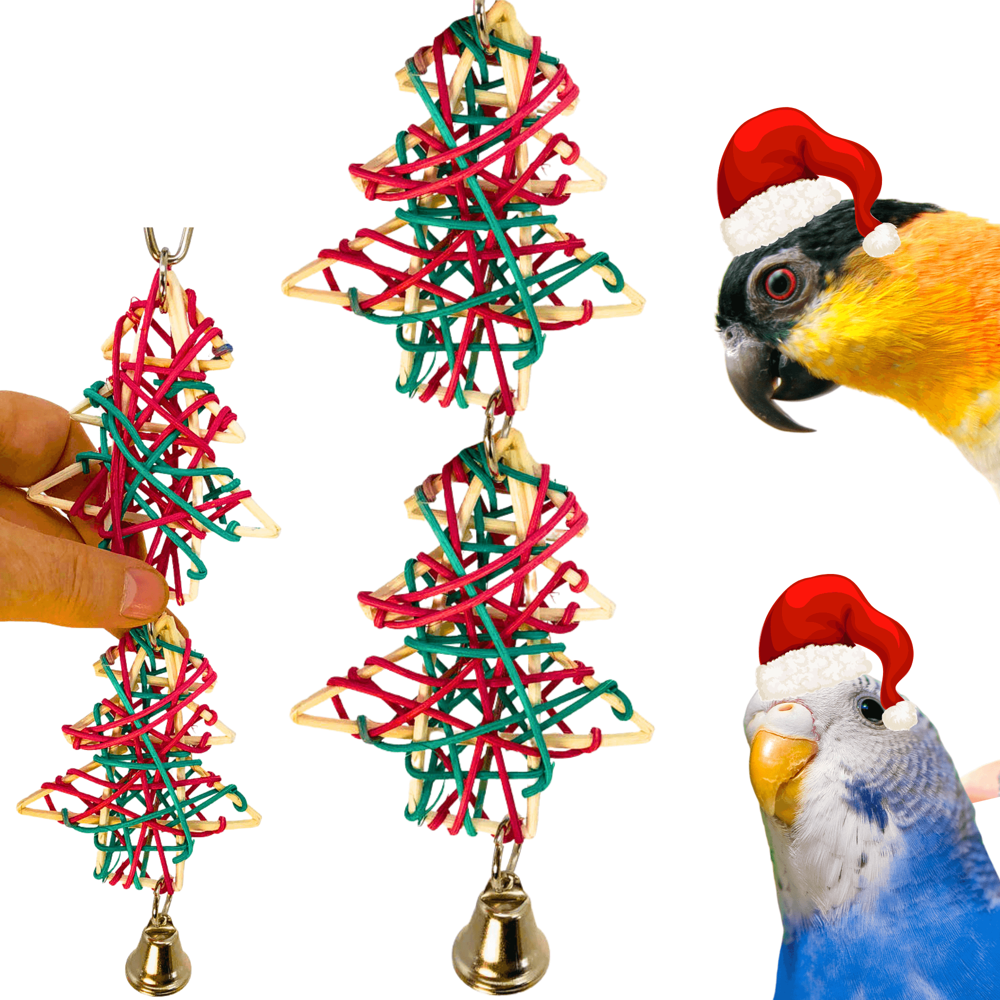 1542 Duo Christmas tree - Bonka Bird Toys