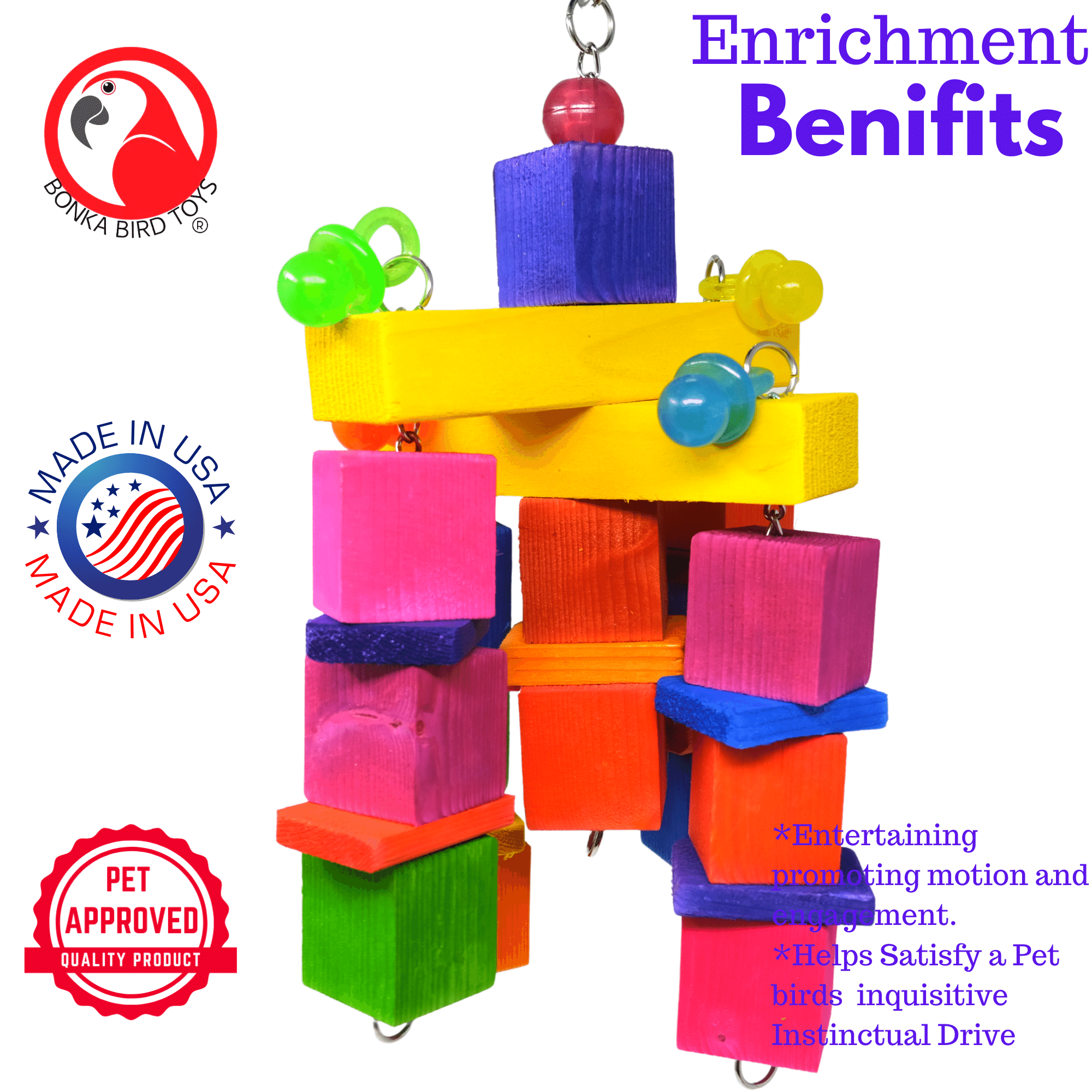 2575 Chain Criss Cross - Bonka Bird Toys