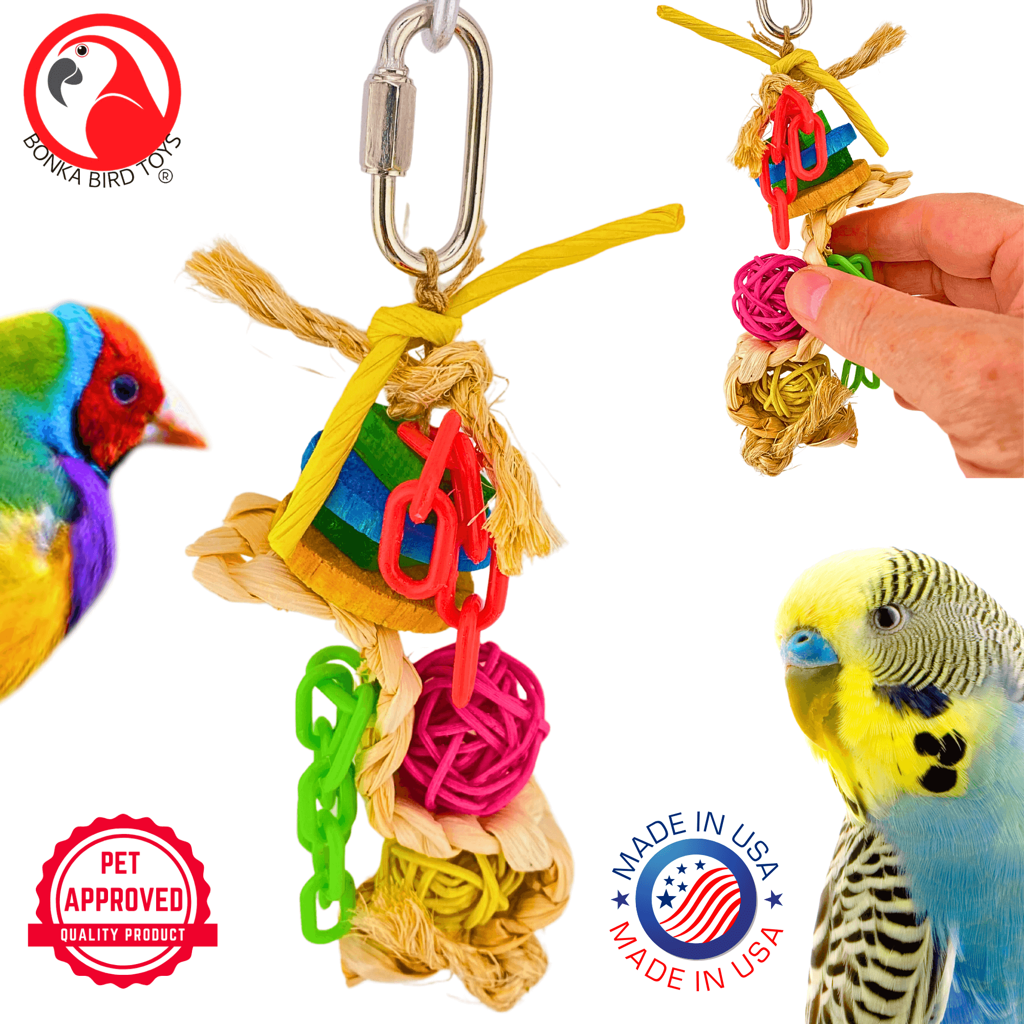 2624 Wiggle Chain - Bonka Bird Toys