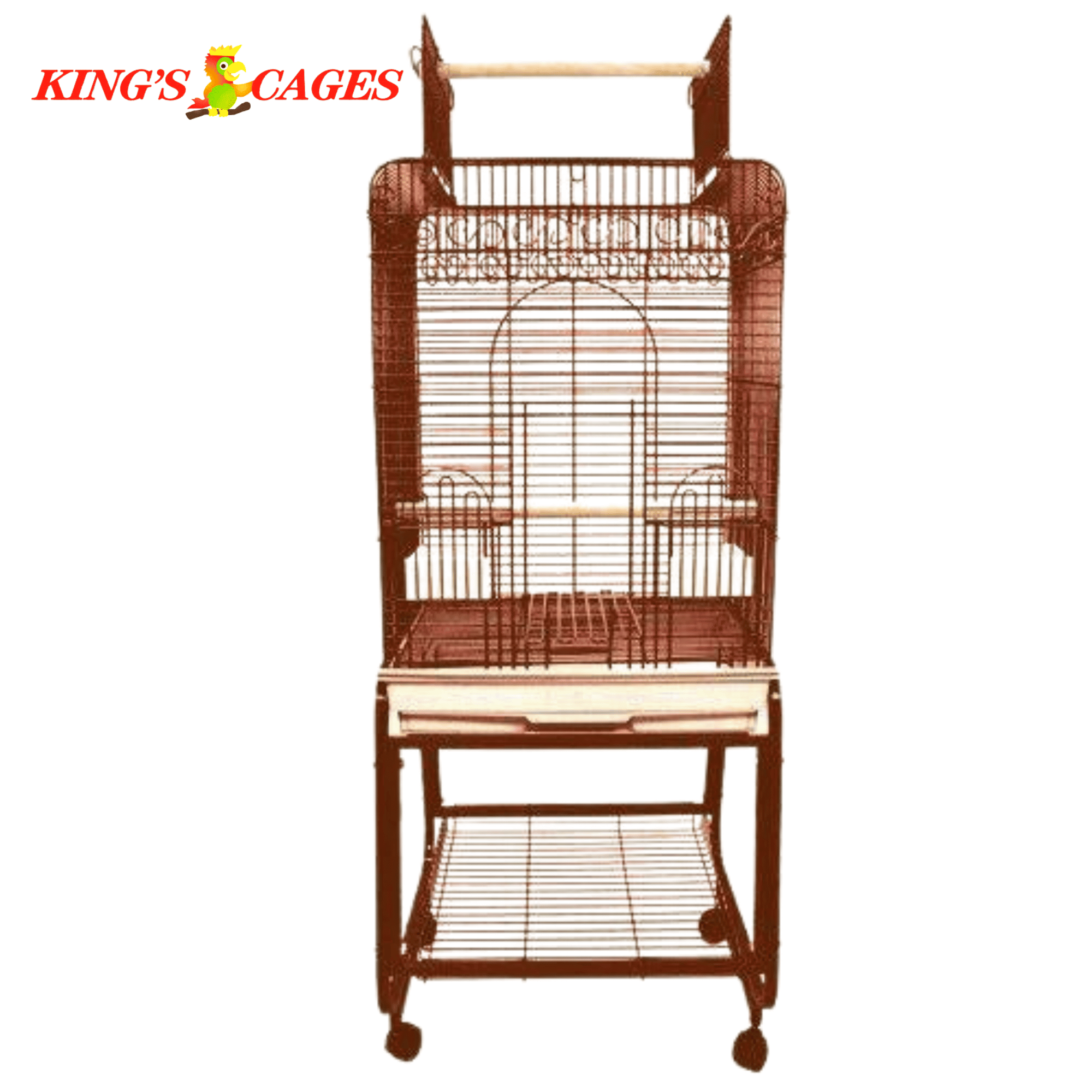 Kings Cages SLT 102 Small Parrot Cage 55X22X16 - Bonka Bird Toys