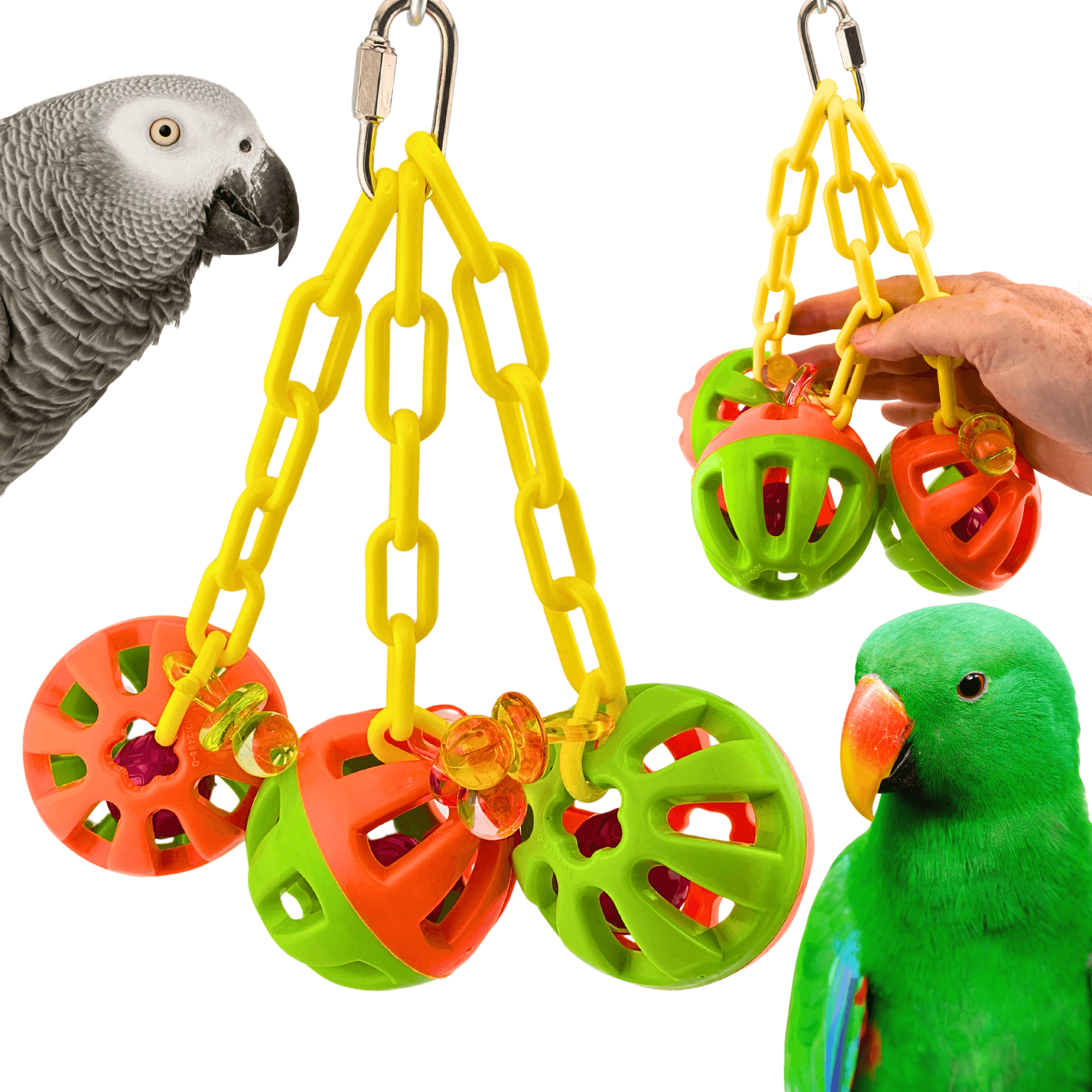 1273 Tri-Chain Ball - Bonka Bird Toys