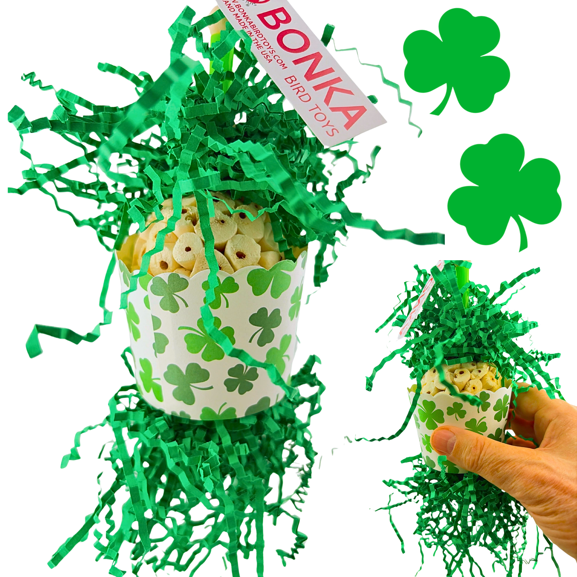 2778 Shamrock Sola Cup - Bonka Bird Toys